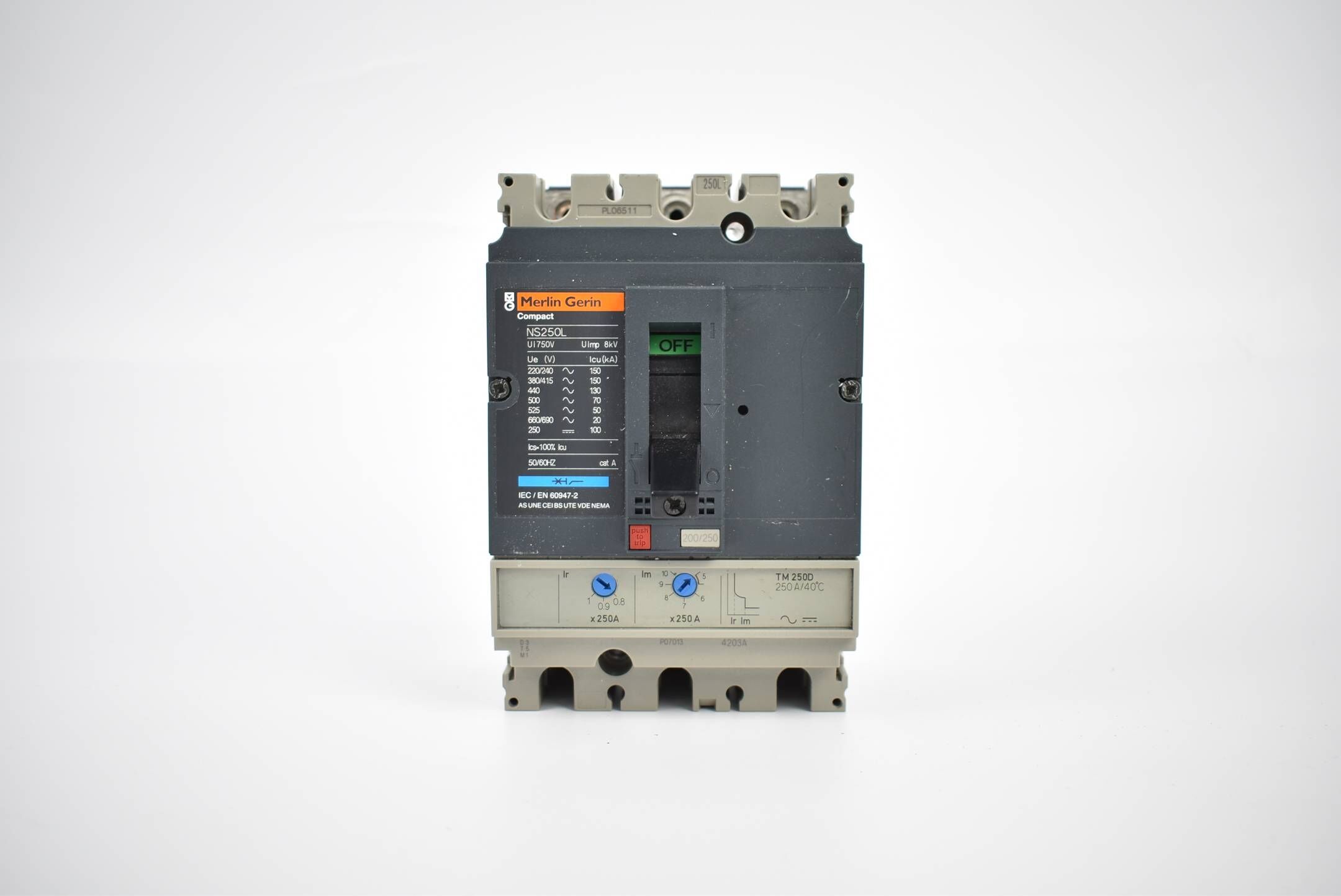 Merlin Gerin Compact Leistungsschalter NS250L