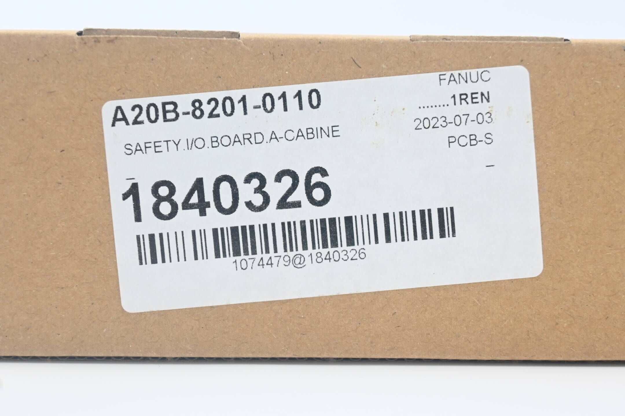 Fanuc Safety I/O Board A-Cabine A20B-8201-0110 ( 1840326 )