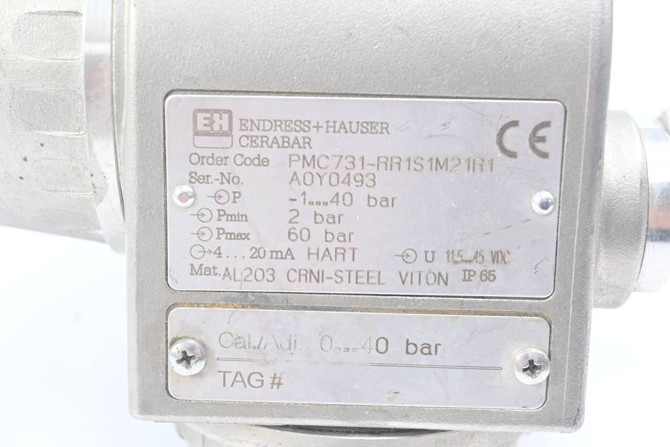 Endress + Hauser Cerabar Digitaler Druckmessumformer PMC731-RR1S1M21R1