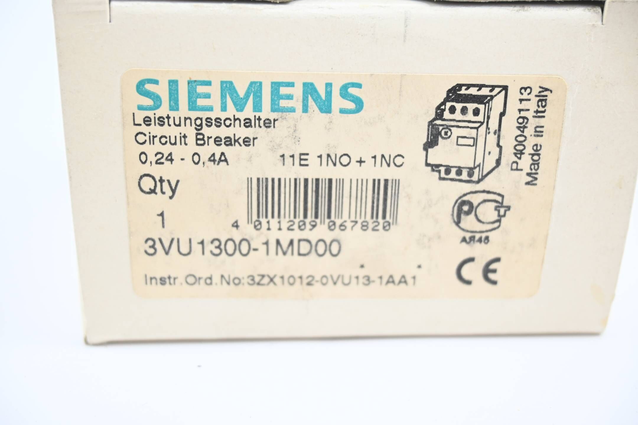 Siemens Leistungsschalter 3VU1300-1MD00 ( 3VU1 300-1MD00 )