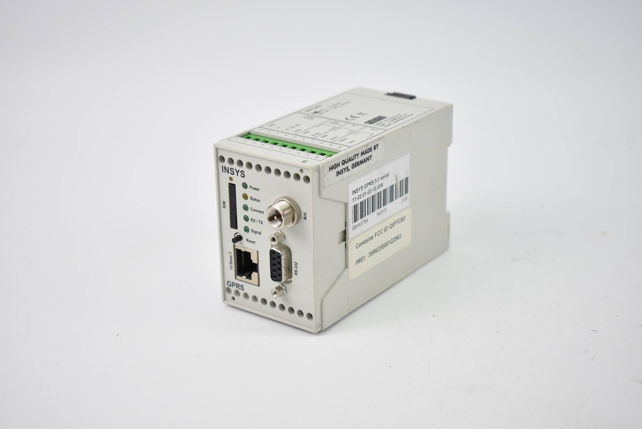 INSYS GPRS 5.0. serial Hutschienengerät 11-02-01-03-10.006