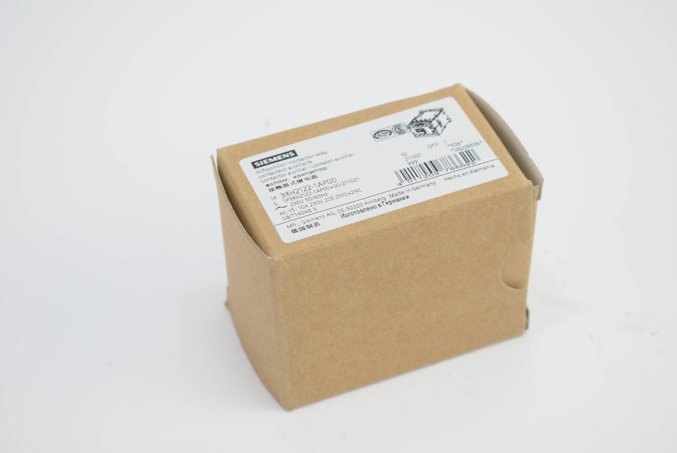 Siemens contactor relay 3RH2122-1AP00 ( 3RH2122-1AP00 ) E6