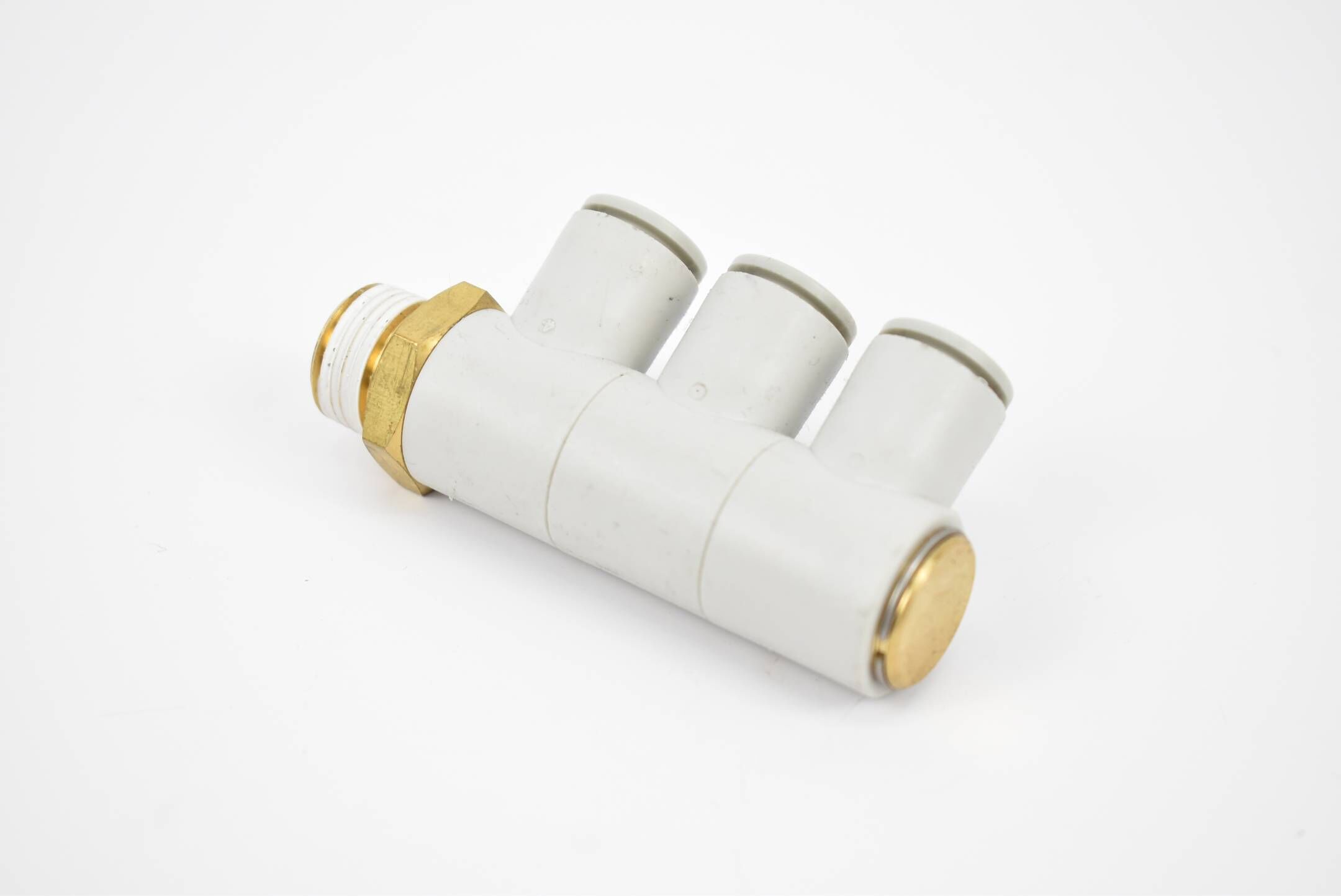 SMC Pneumatik Steckverzweiger 3-fach Verbinder ( Gr. 10 )