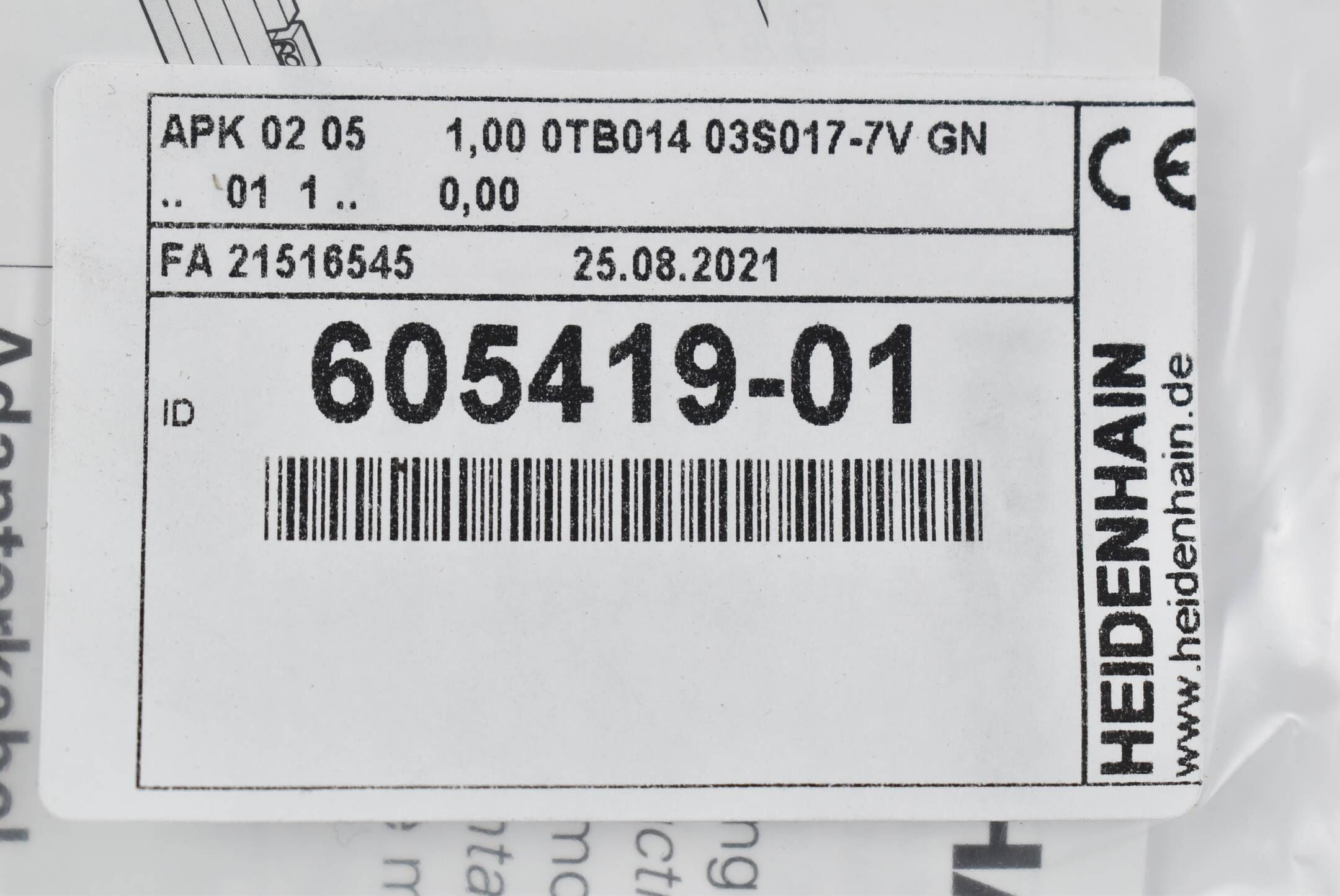 Heidenhain APK 02 05 Adapterkabel 605419-01 ( 1,0m )