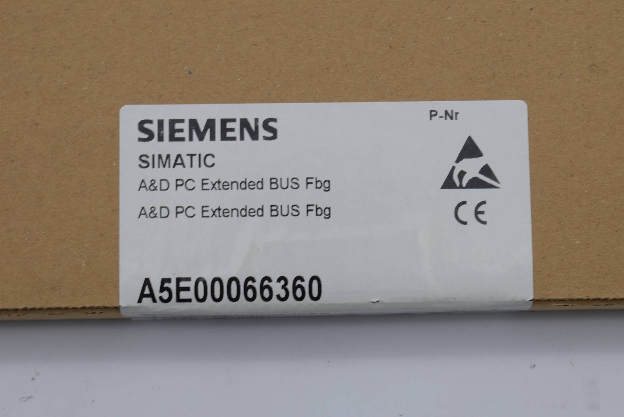 Siemens Simatic A&D PC Extended Bus Fbg A5E00066360