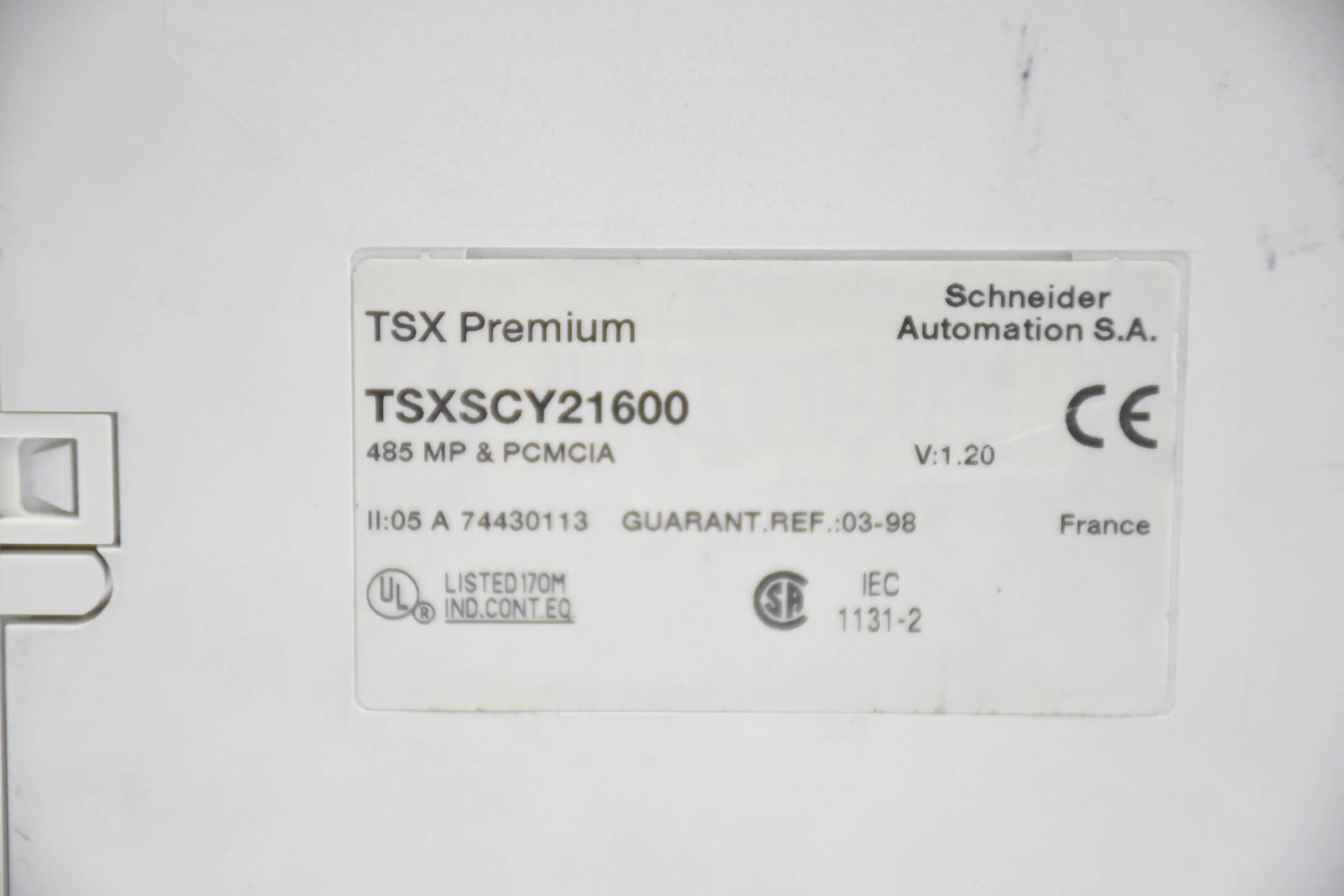 Schneider Automation TSX Premium TSXSCY21600