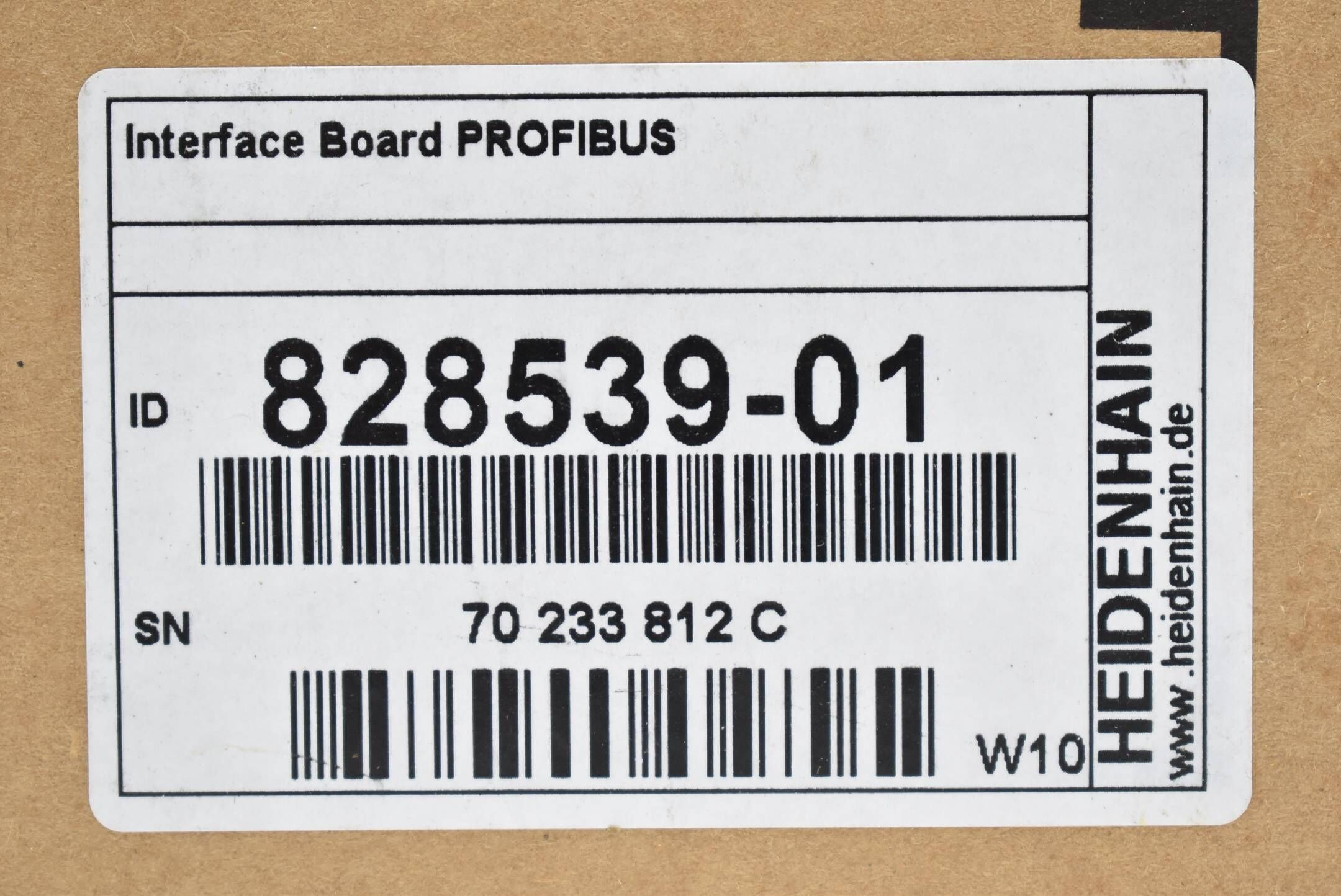 Heidenhain Interface Board Profibus ( 828539-01 ) Vers. W10