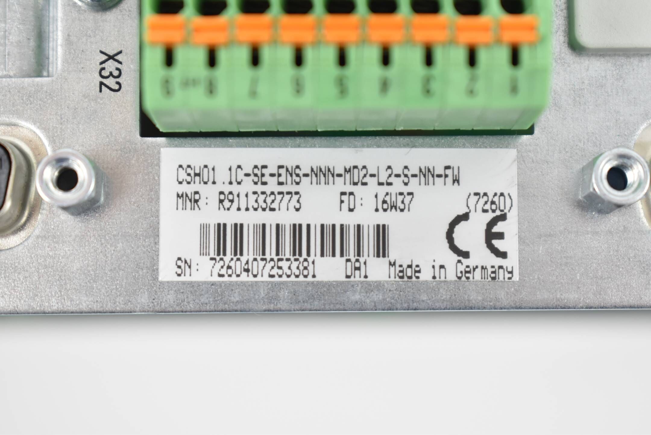 Rexroth Steuereinheit CSH01.1C-SE-ENS-NNN-MD2-L2-S-NN-FW ( R911332773 ) FD:16W37