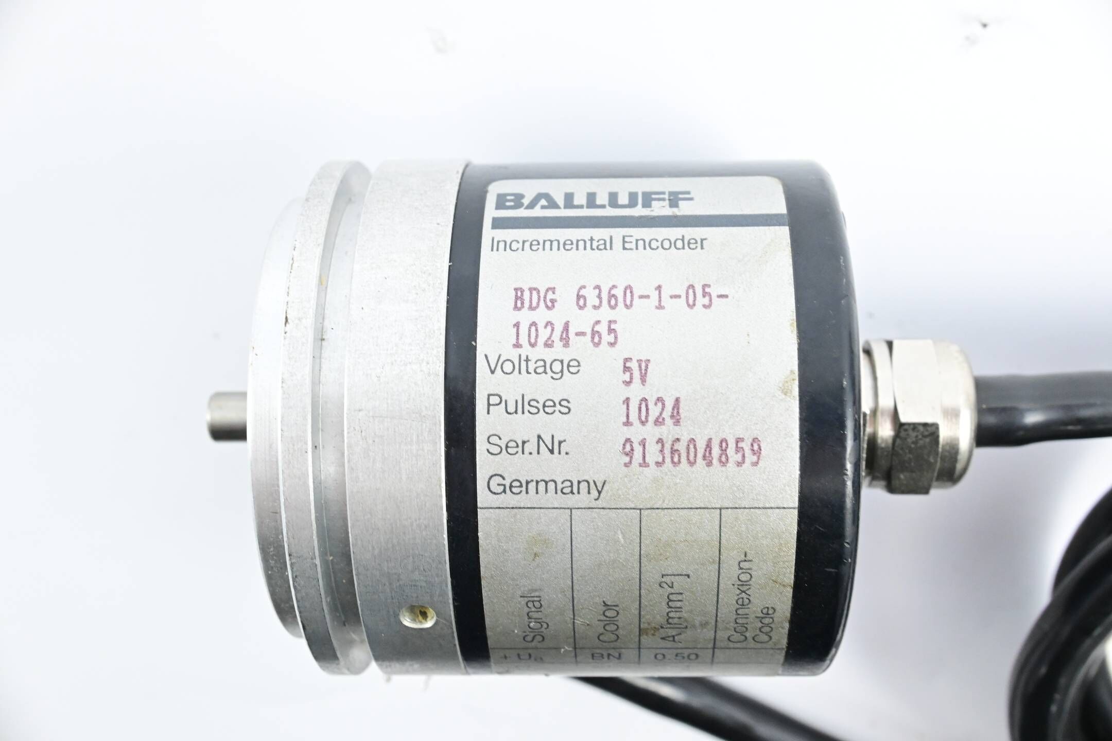 Balluff Drehgeber BDG 6360-1-05-1024-65 ( BDG6360-1-05-1024-65 )