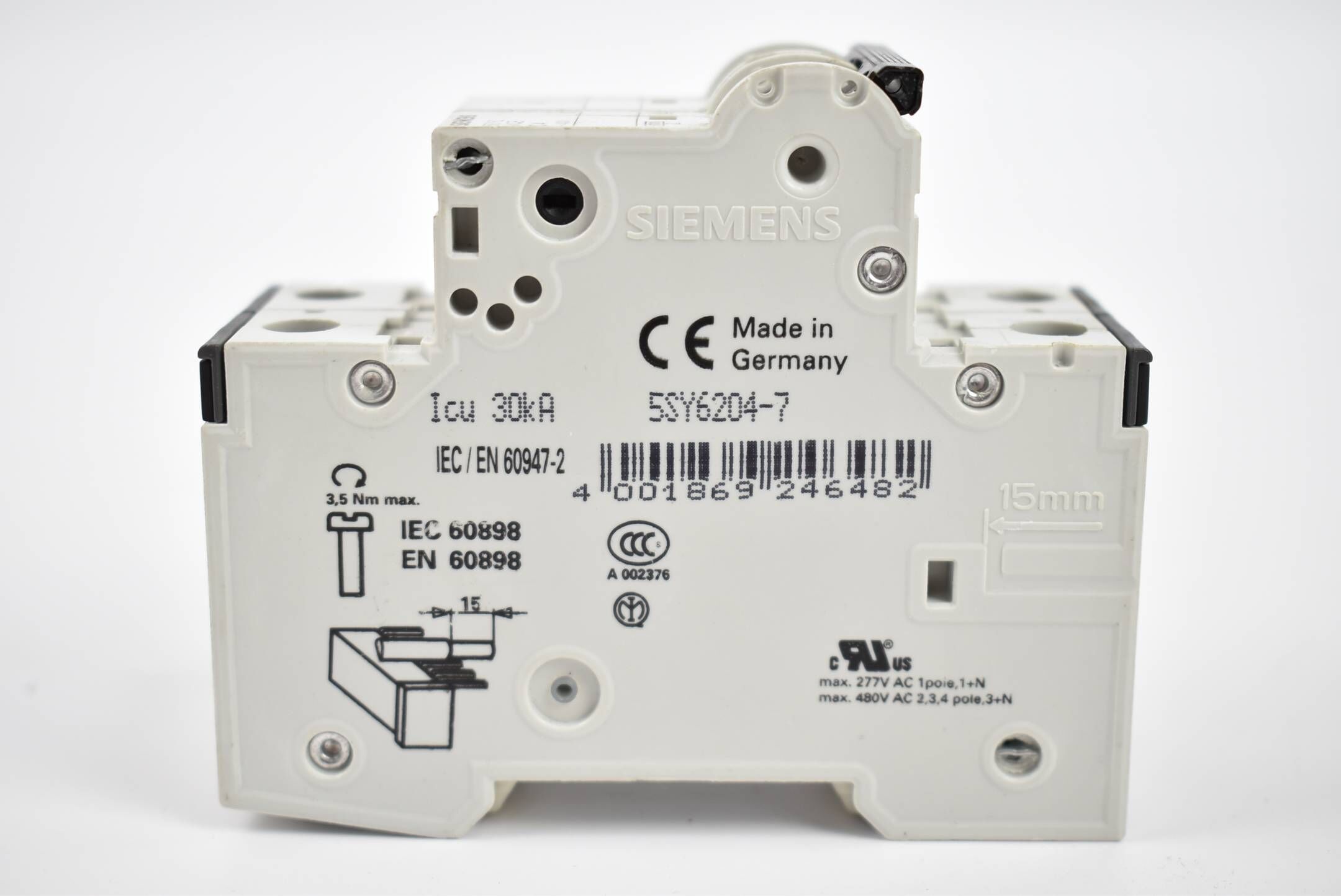 Siemens Leitungsschutzschalter 5SY6204-7