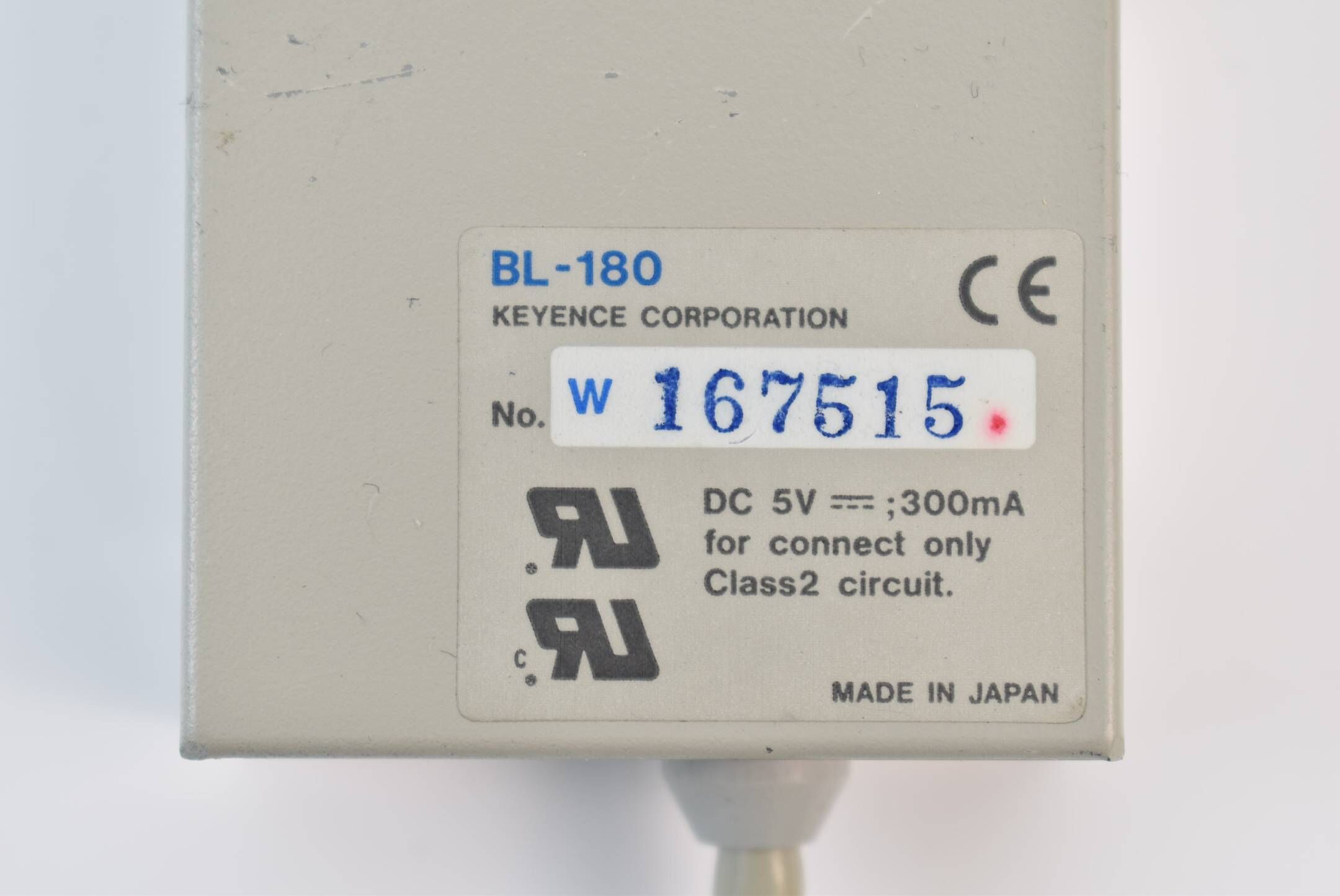 Keyence Barcodescanner Class2 DC 5V 300mA BL-180