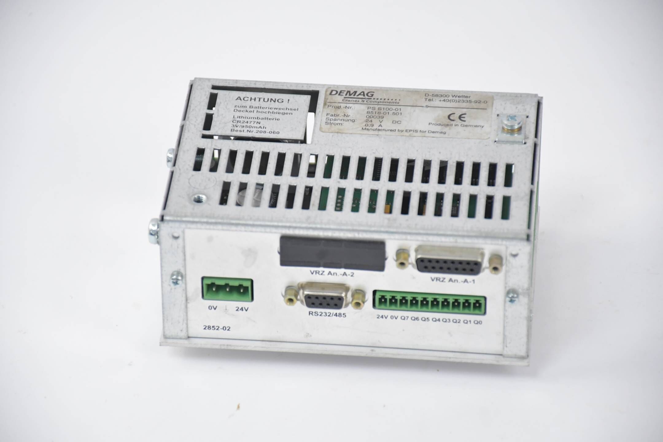 Demag Stromversorgung PS S100-01 8518-01.501