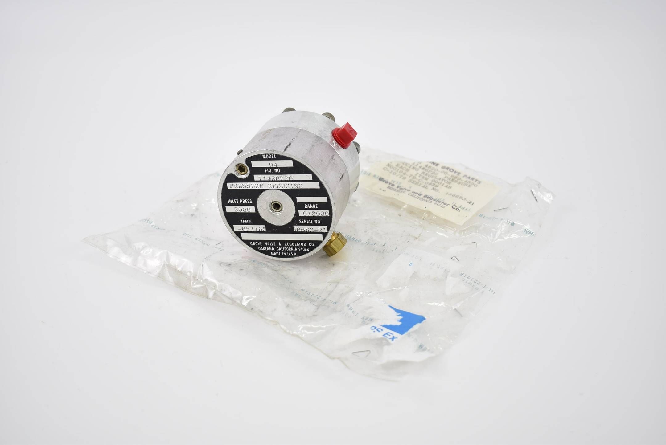 Genuine Grove Parts Flüssigkeitsdruckregelventil 11486P2G
