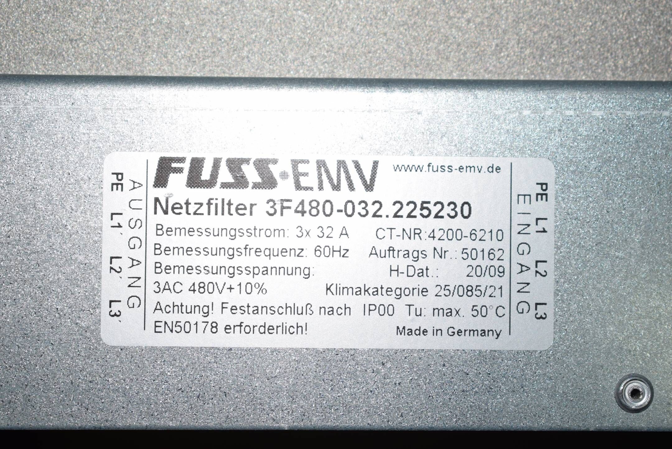 Emerson Control Techniques Unidrive SP2401 + Netzfilter 3F480-032.225230