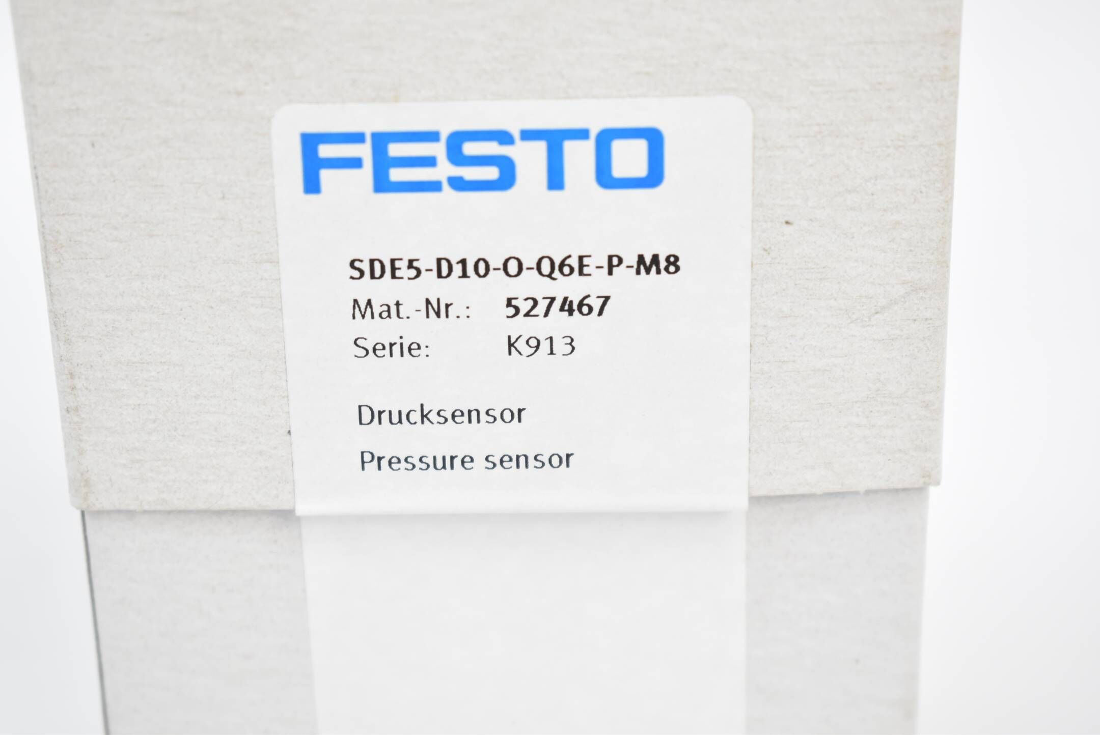 Festo Drucksensor SDE5-D10-O-Q6E-P-M8 ( 527467 )