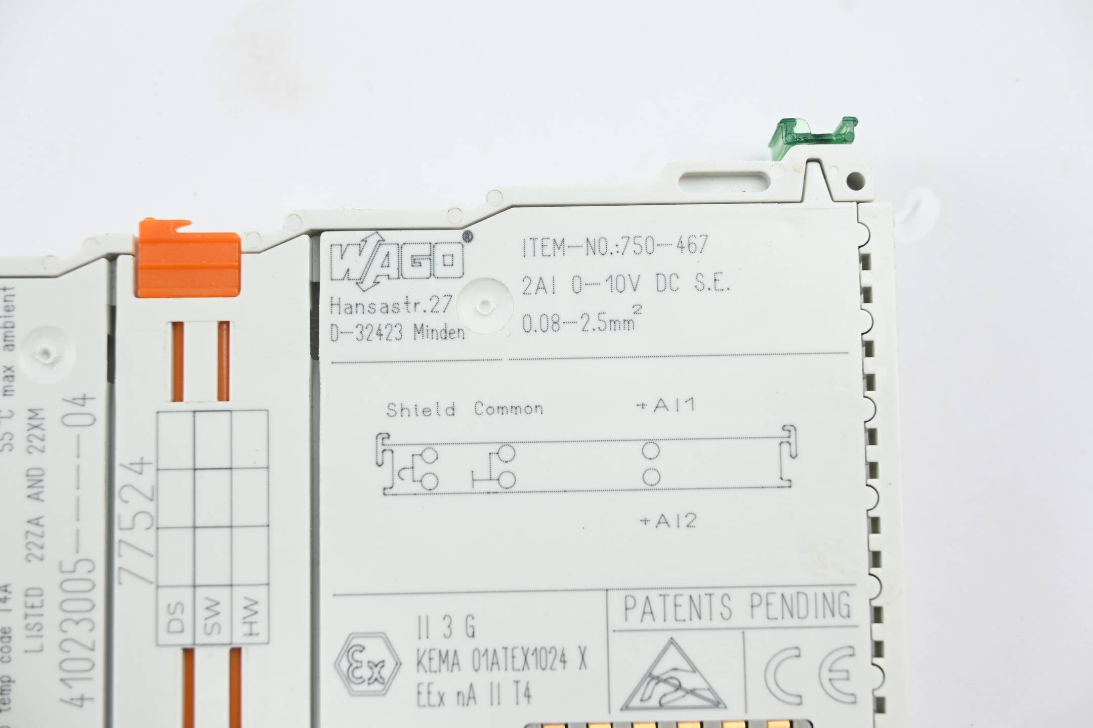 WAGO Analogeingangsklemme 750-467