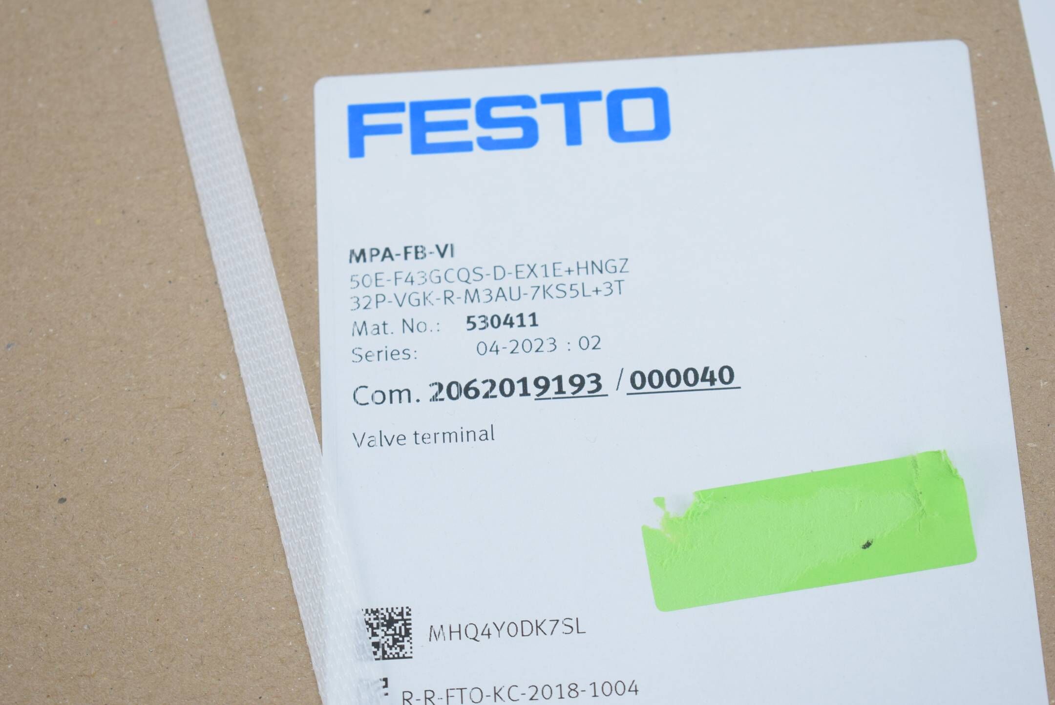 Festo Ventilinsel MPA-FB-VI ( 530411 )