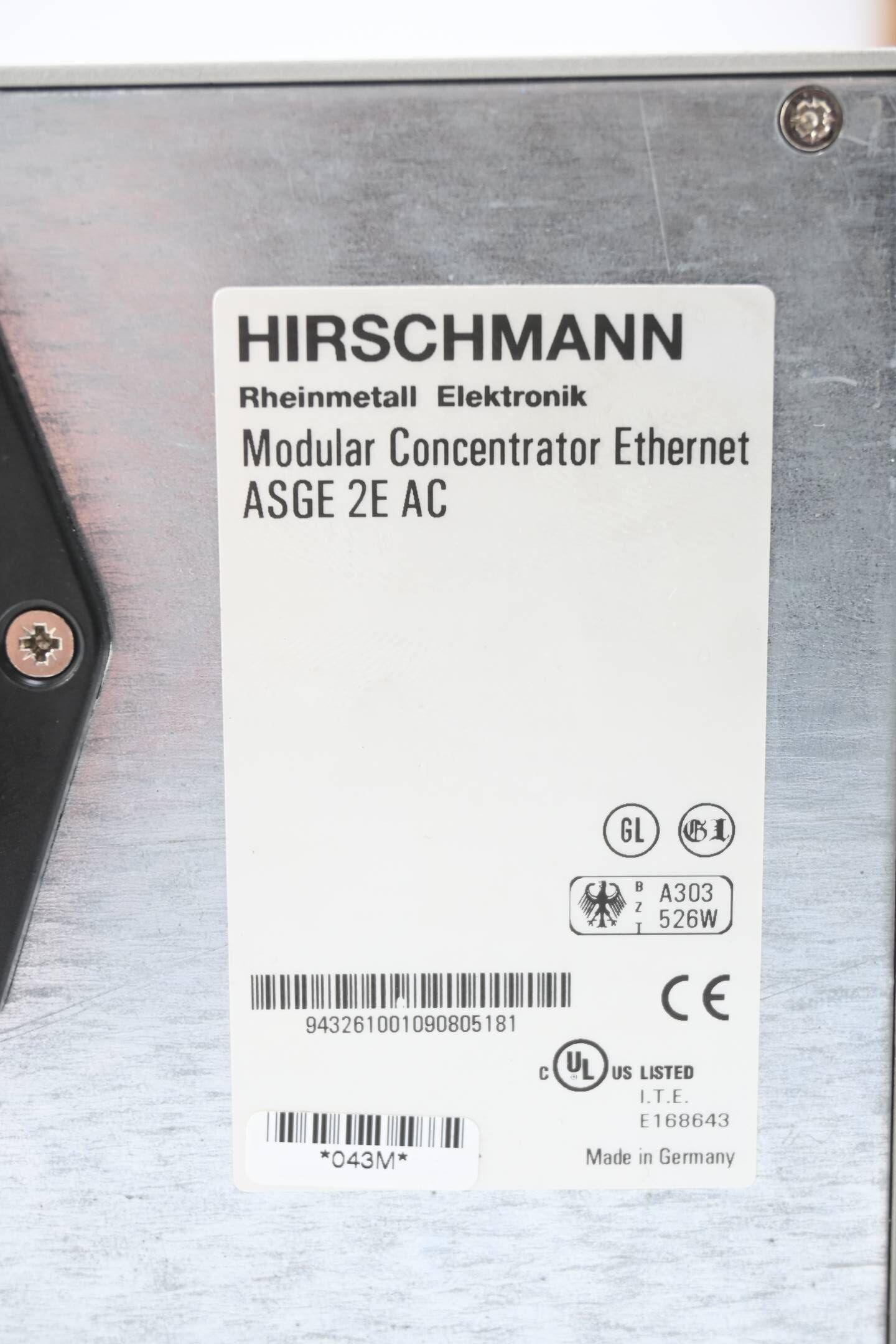 Hirschmann Modular Concentrator Ethernet ASGE 2E AC ( ASGE2EAC )