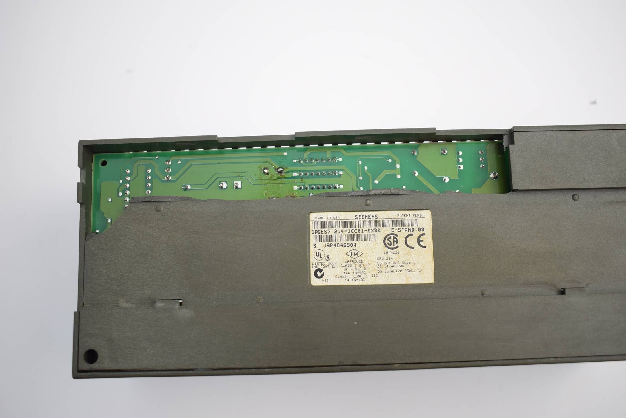 DEFEKT Siemens simatic S7 CPU 214 6ES7 214-1CC01-0XB0 ( 6ES7214-1CC01-0XB0 ) E8