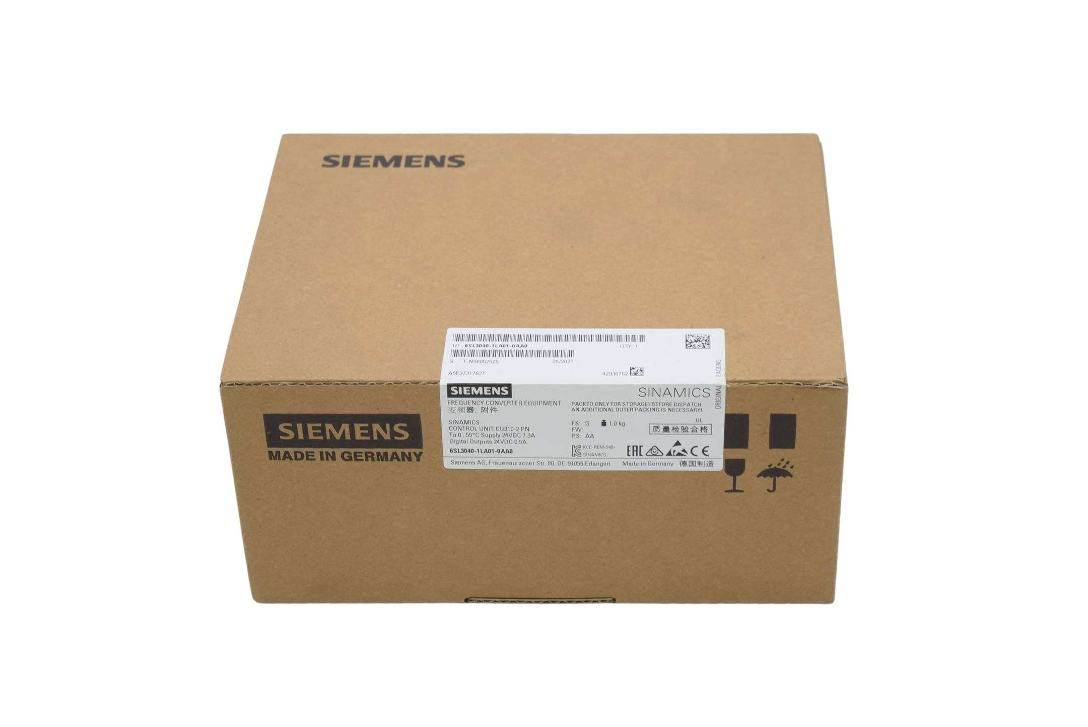Siemens Sinamics S120 CU310-2 PN 6SL3040-1LA01-0AA0 ( 6SL3 040-1LA01-0AA0 )