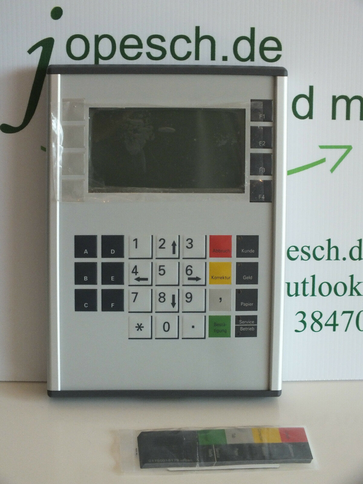 Wincor Nixdorf  Operator panel V.24 beleuchtet 01750109074