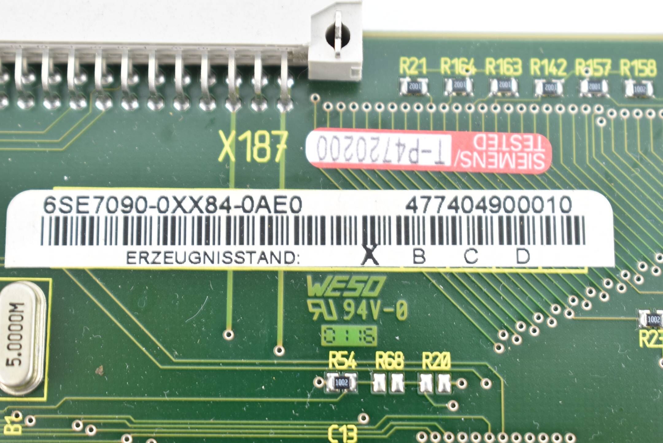 Siemens simovert Masterdrive 6SE7 090-0XX84-0AE0 ( 6SE7090-0XX84-0AE0 ) A