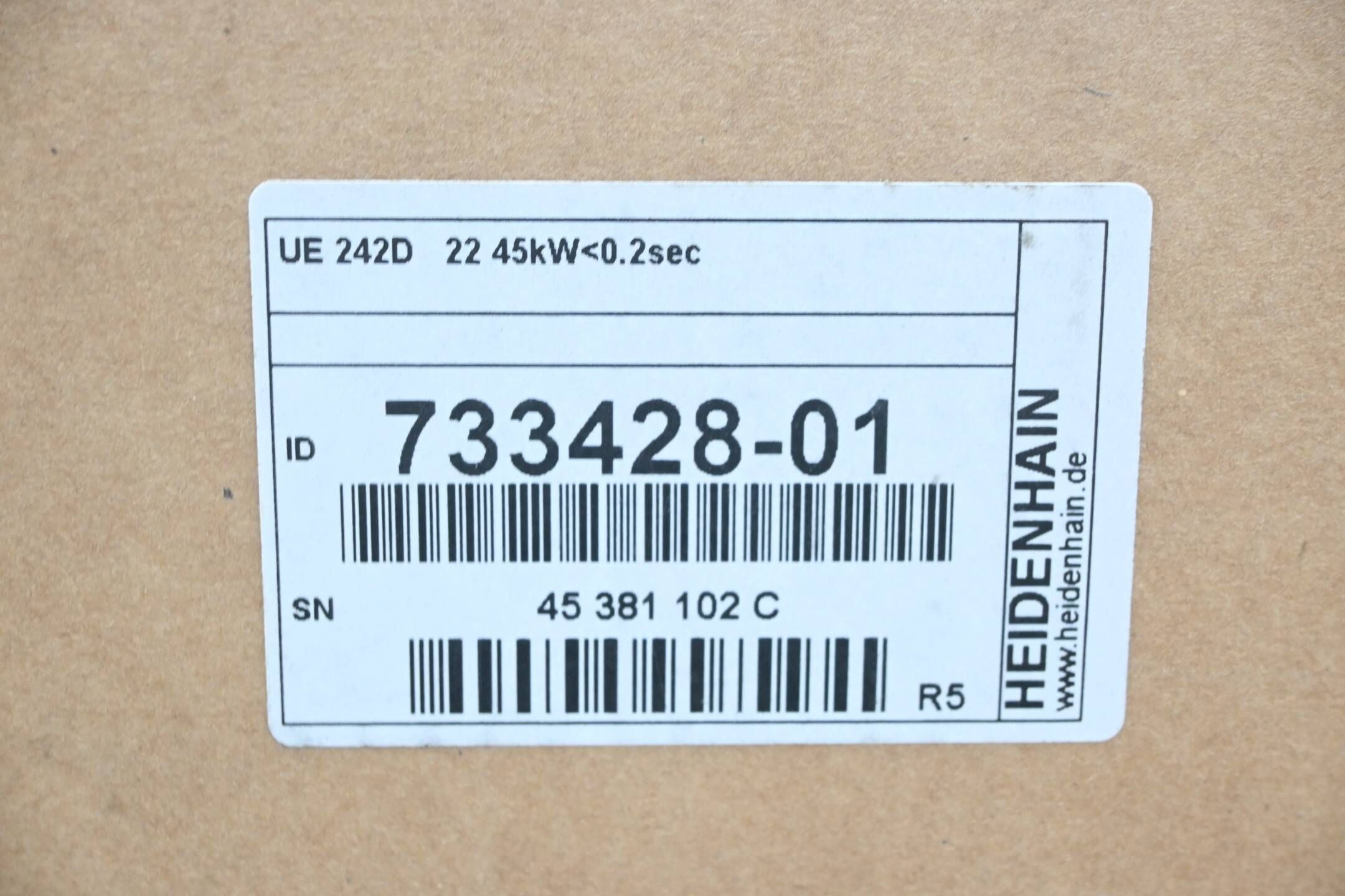 Heidenhain Kompaktumrichter mit Diagnose UE 242D ( 733428-01 ) Ver. R5