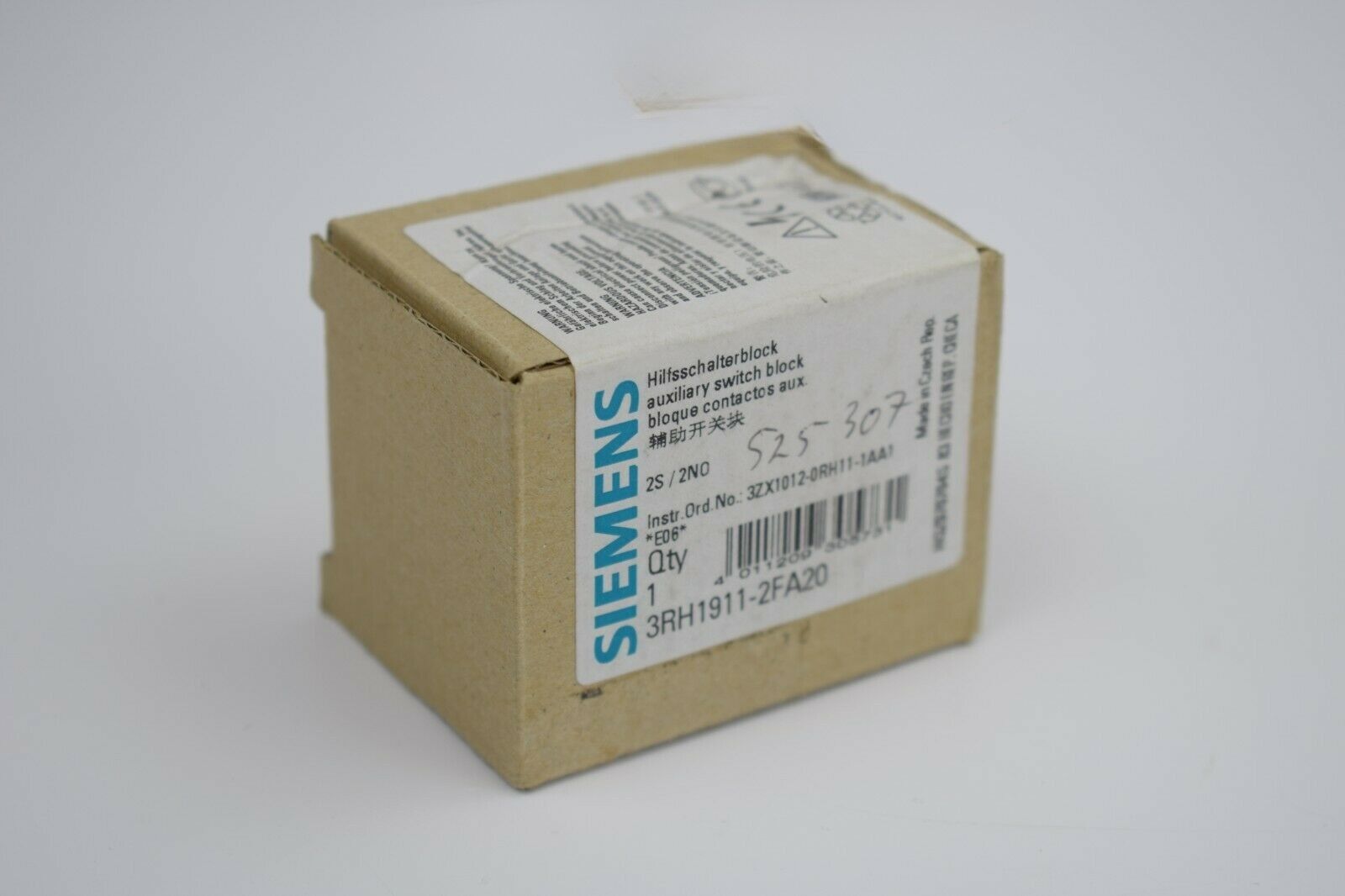 Siemens Hilfsschalterblock  3RH1911-2FA20 ( 3RH1 911-2FA20 )