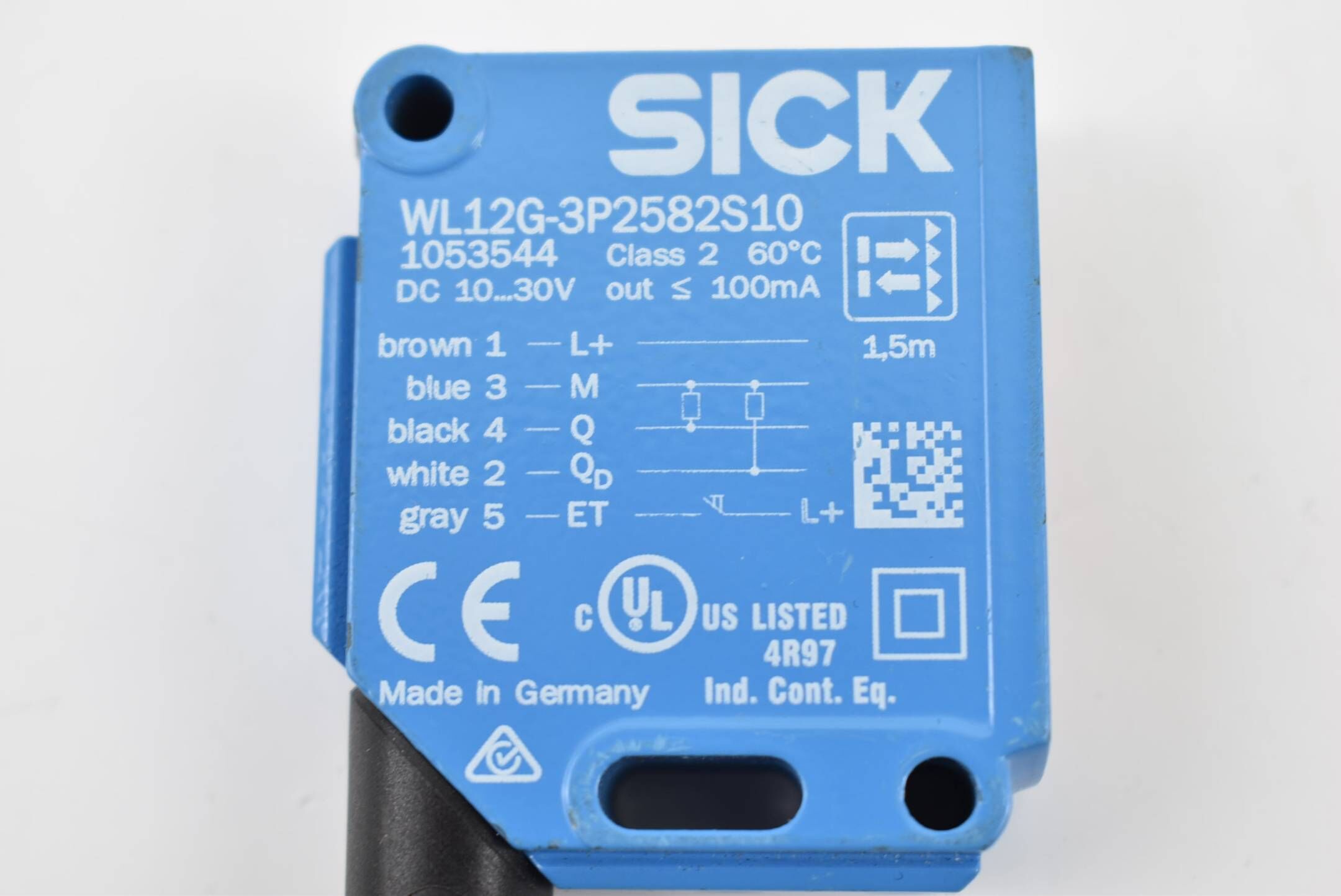 Sick Klein-Lichtschranke DC10-30V 100mA W12G WL12G-3P2582S10 ( 1053544 )