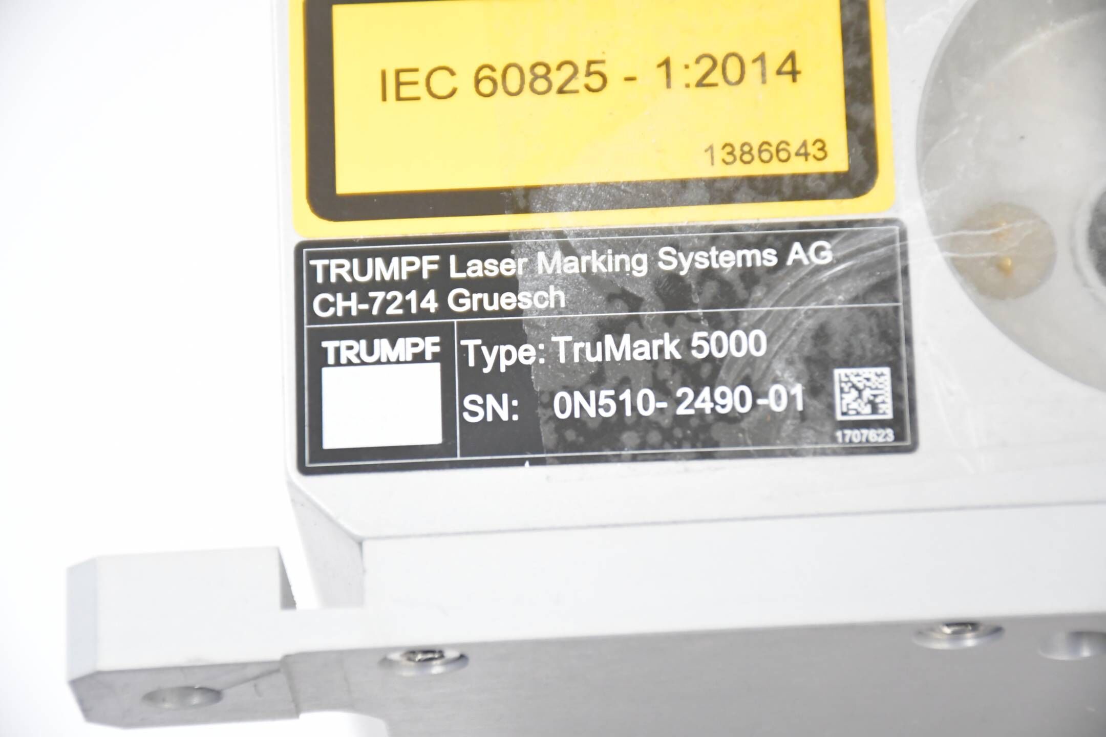 Trumpf Beschriftungslaser TruMark 5000 inkl. Trumpf SCIII10SL 