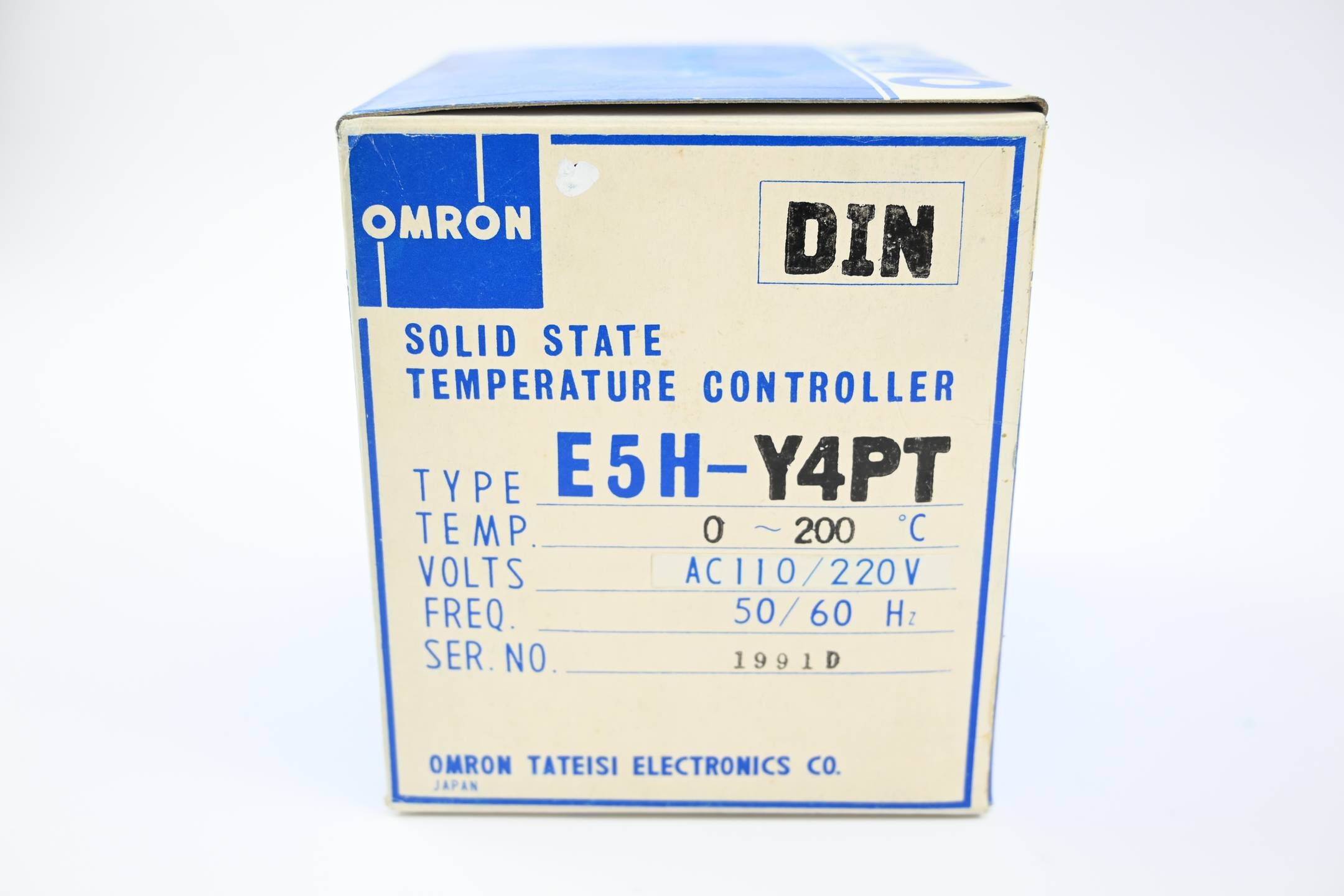 Omron Temperatur Controller 0-200°C 110/220 VAC ( E5H-Y4PT DIN )