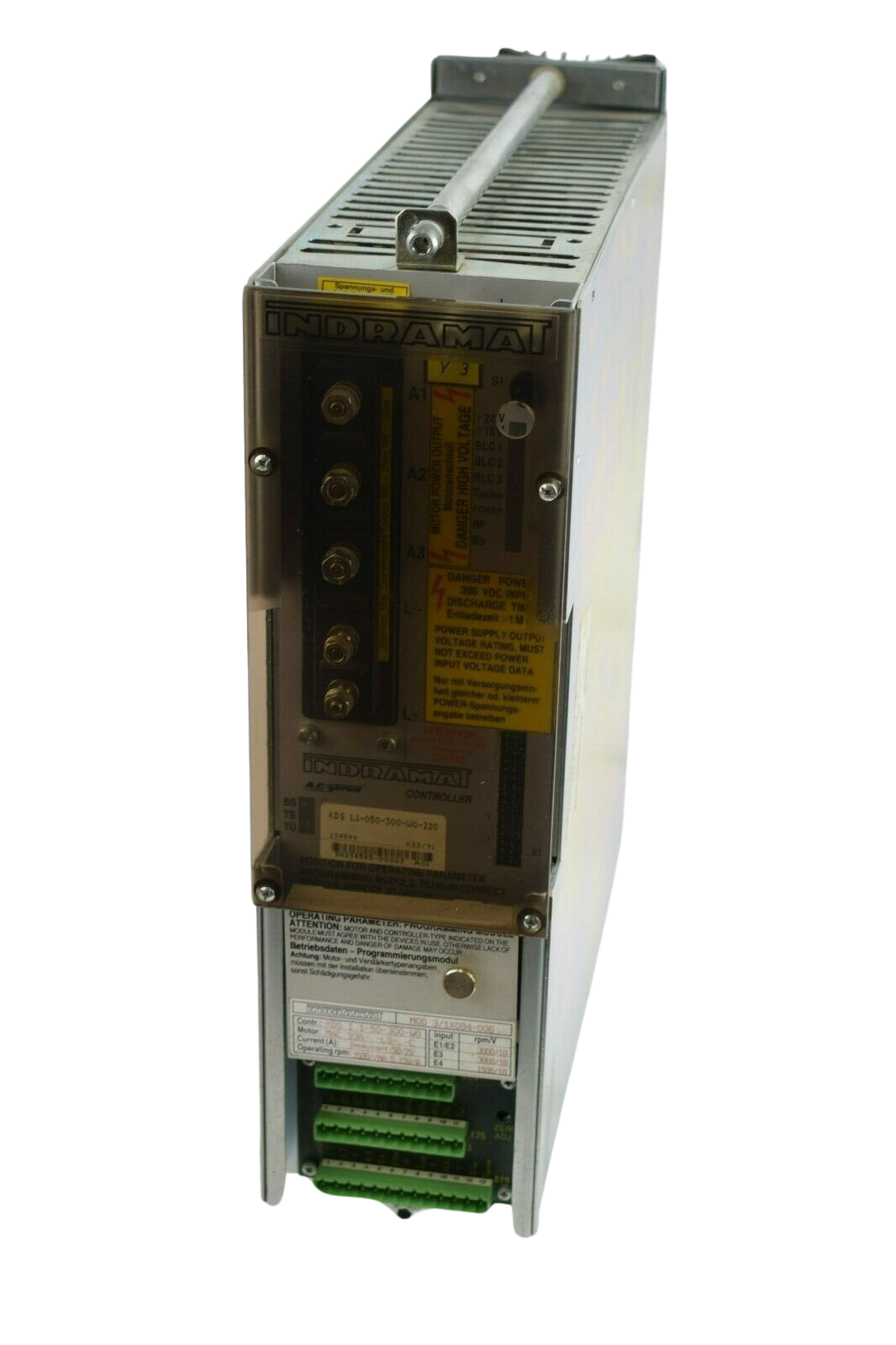 Indramat A.C. Servo Controller KDS 1.1-050-300-W0-220 + MOD3/1X094-006