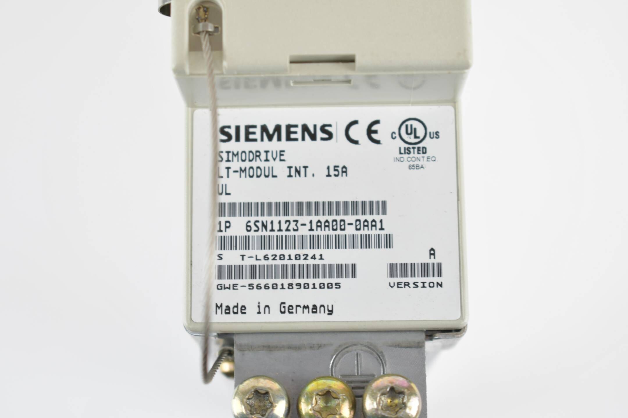 Siemens simodrive 611 Leistungsmodul 6SN1123-1AA00-0AA1 ( 6SN1123-1AA00-0AA1 )