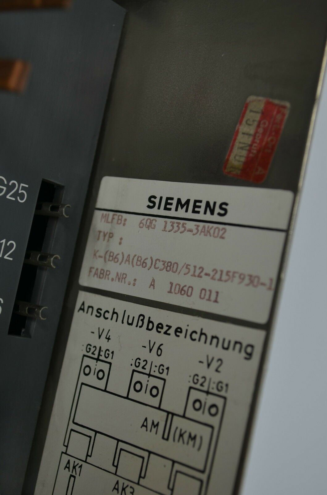 Siemens sitor 6QG 1335-3AK02