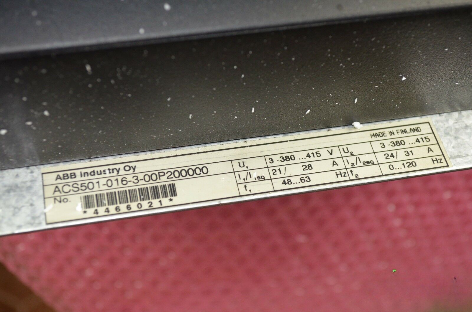 ABB Drives SAMI GS Frequenzumrichter ACS501-016-3-00P200000 