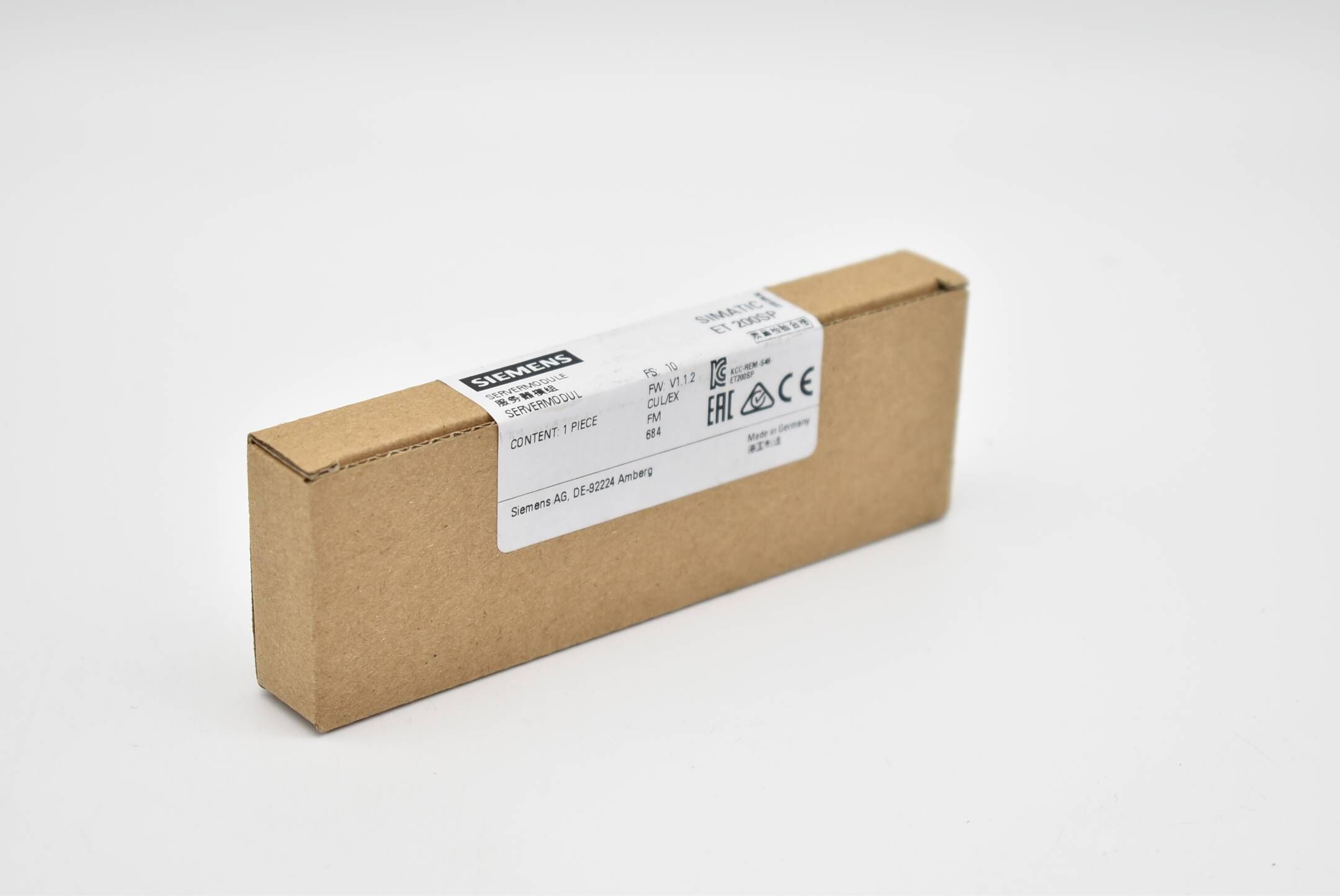 Siemens simatic S7 ET 200SP 6ES7 193-6PA00-0AA0 ( 6ES7193-6PA00-0AA0 ) E.10