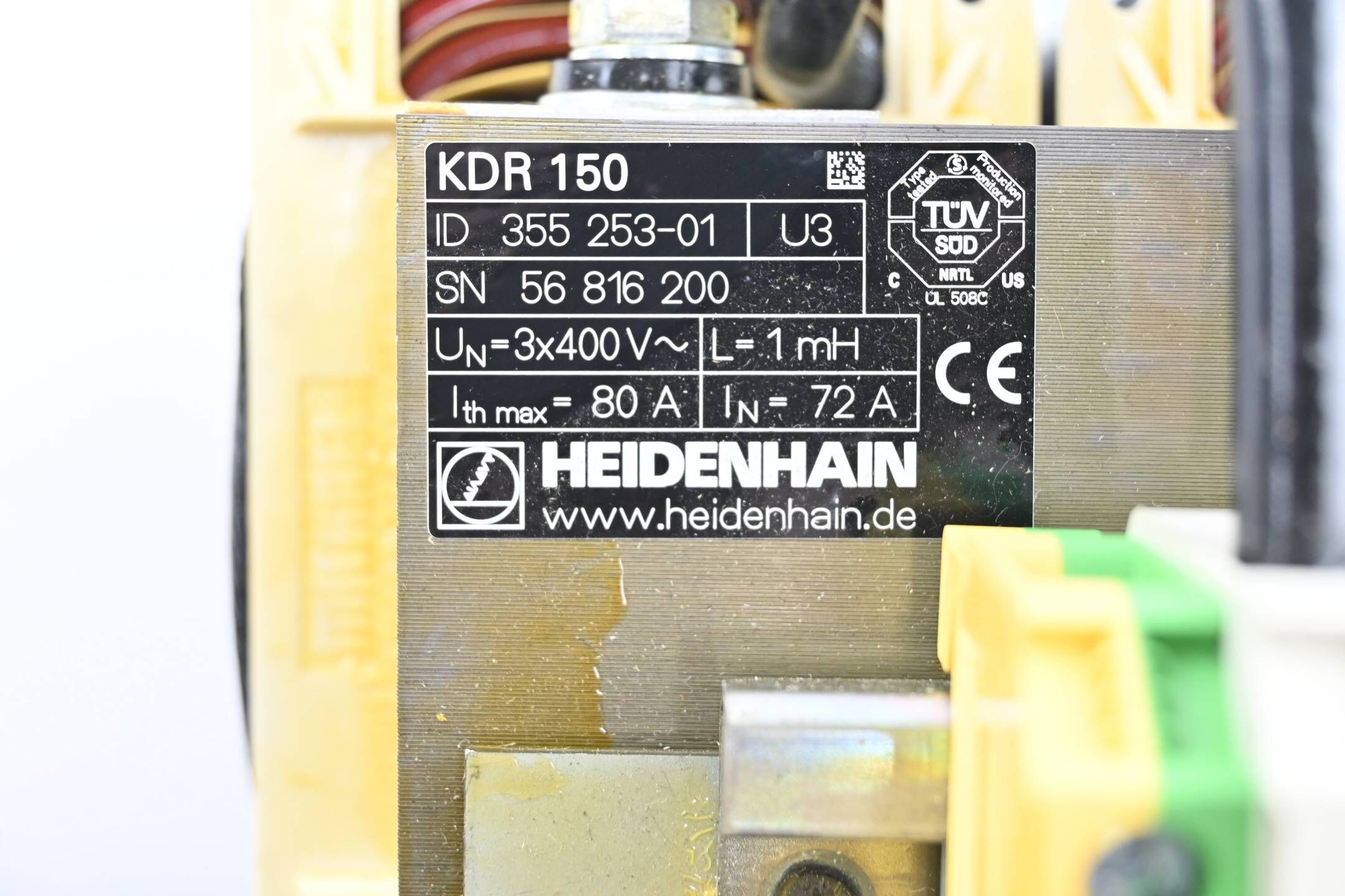 Heidenhain Kommutierungsdrossel KDR 150 ( 355253-01 ) Ver. U3