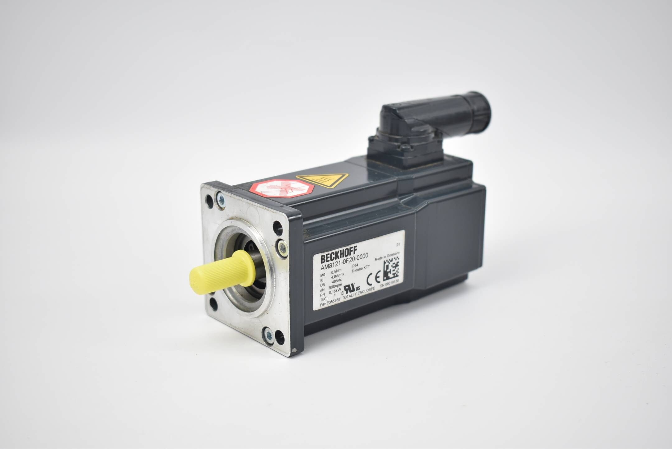 Beckhoff AM5121-wFyz Servomotor AM8121-0F20-0000 ( 3000rpm 48VDC 0,16kW )