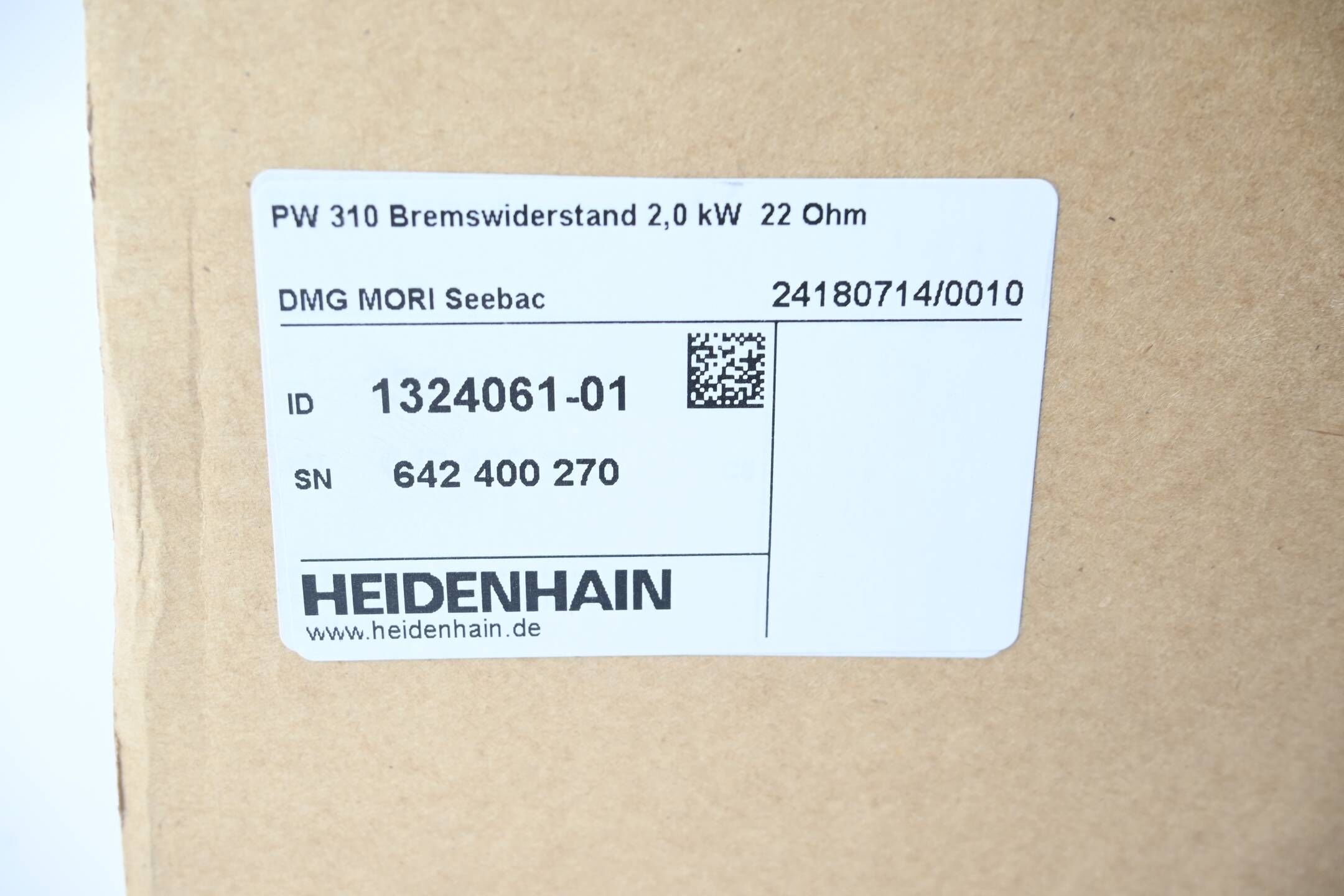 Heidenhain Bremswiderstand für Umrichter PW310 ( 1324061-01 ) Ver. C6