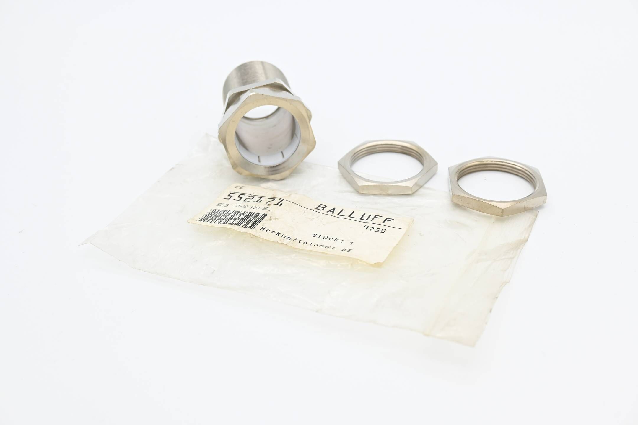 Balluff BAM00J4 Klemmhalter m. Festanschlag für Näherungsschalter BES 30,0-KH-2L