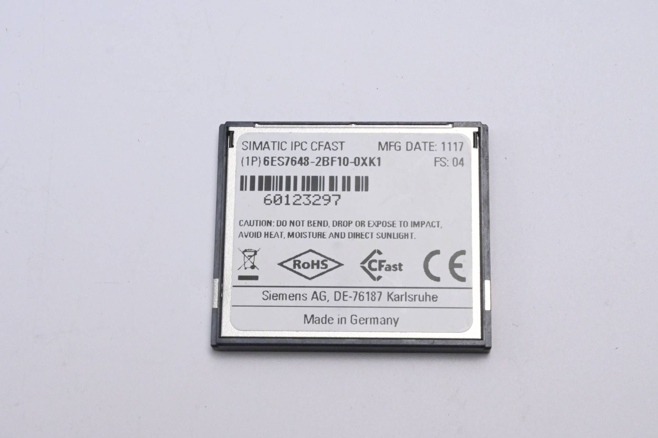 Siemens Simatic CFast Karte 30GB 6ES7648-2BF10-0XK1 ( 6ES7 648-2BF10-0XK1 )