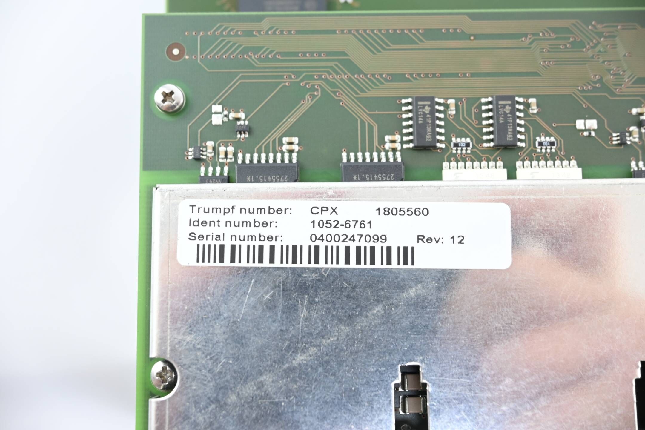 Trumpf Einschubmodul CPX 18-22-98-A1 ( 1052-6761 ) 1805560