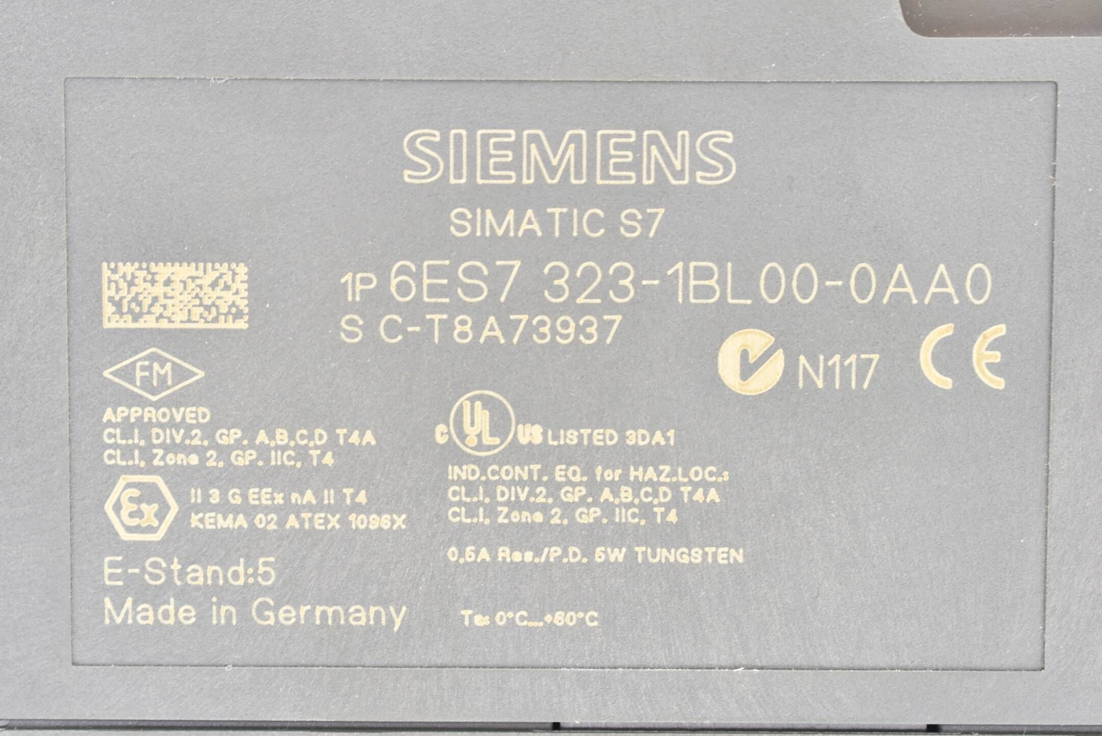 Siemens Simatic S7-300 Digital 6ES7323-1BL00-0AA0 ( 6ES7 323-1BL00-0AA0 )