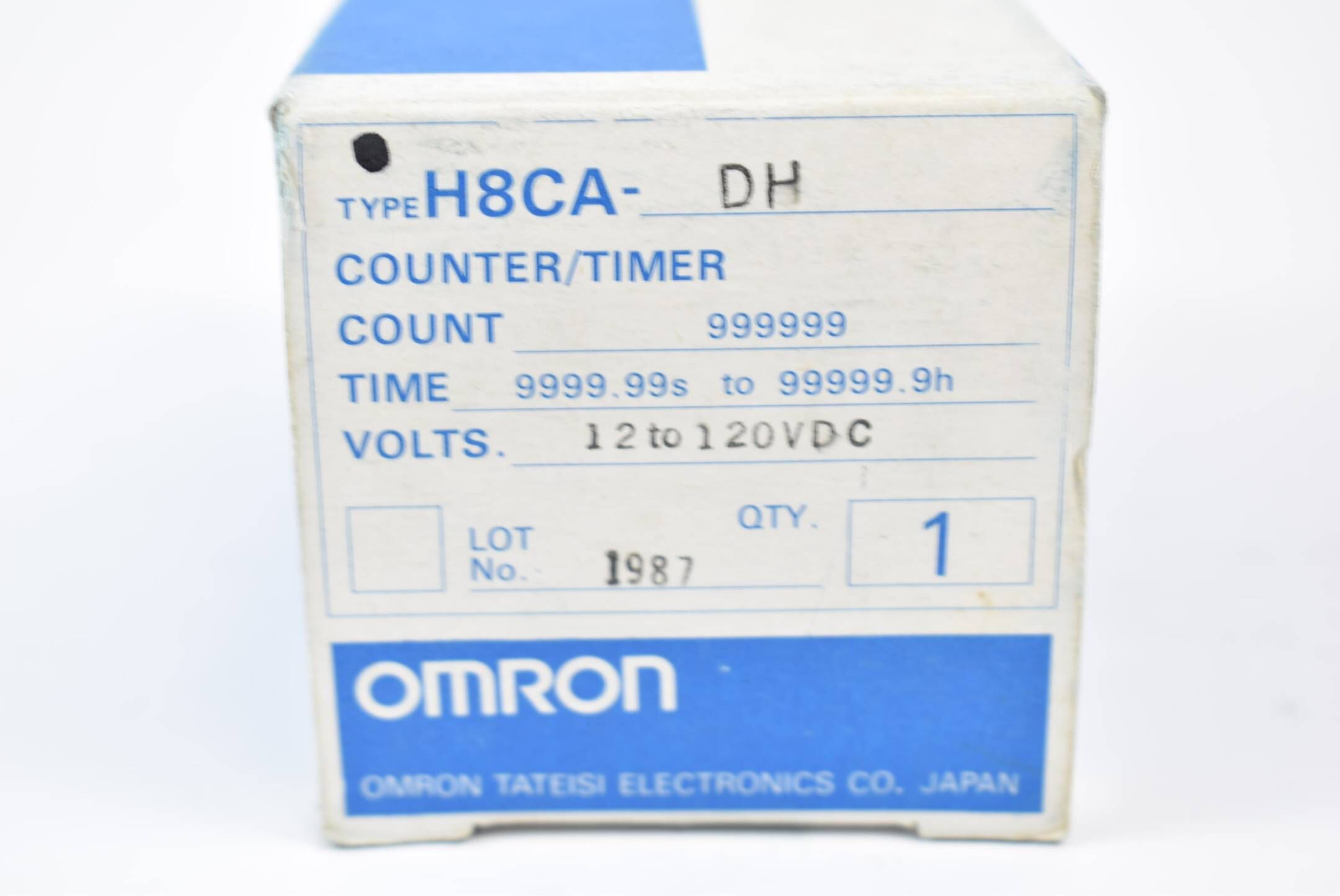 Omron Counter/Timer H8CA-DH Count 999999 Time 9999.99s - 99999.9h 12 - 120 VDC