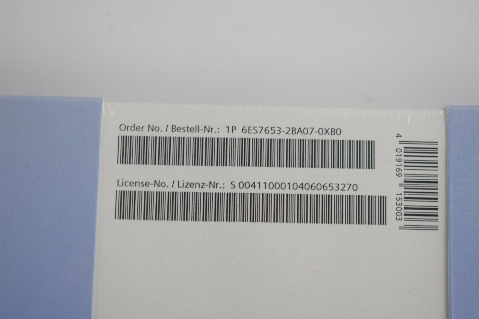 Siemens simatic PCS 7 V7.0 Software 6ES7653-2BA07-0XB0 ( 6ES7 653-2BA07-0XB0 )