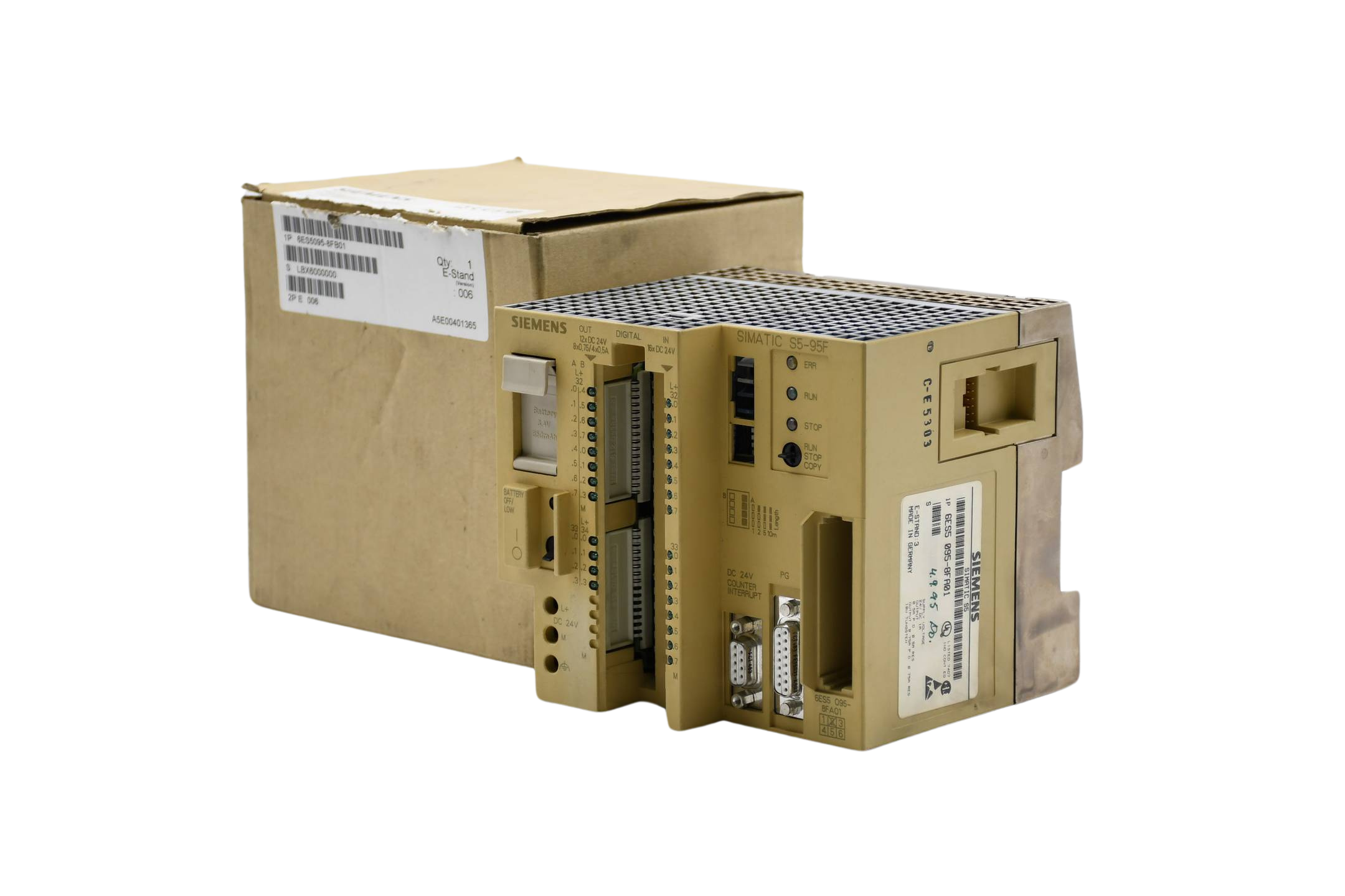 Siemens simatic S5 Single S5-95F 6ES5 095-8FA01 ( 6ES5095-8FA01 ) E3