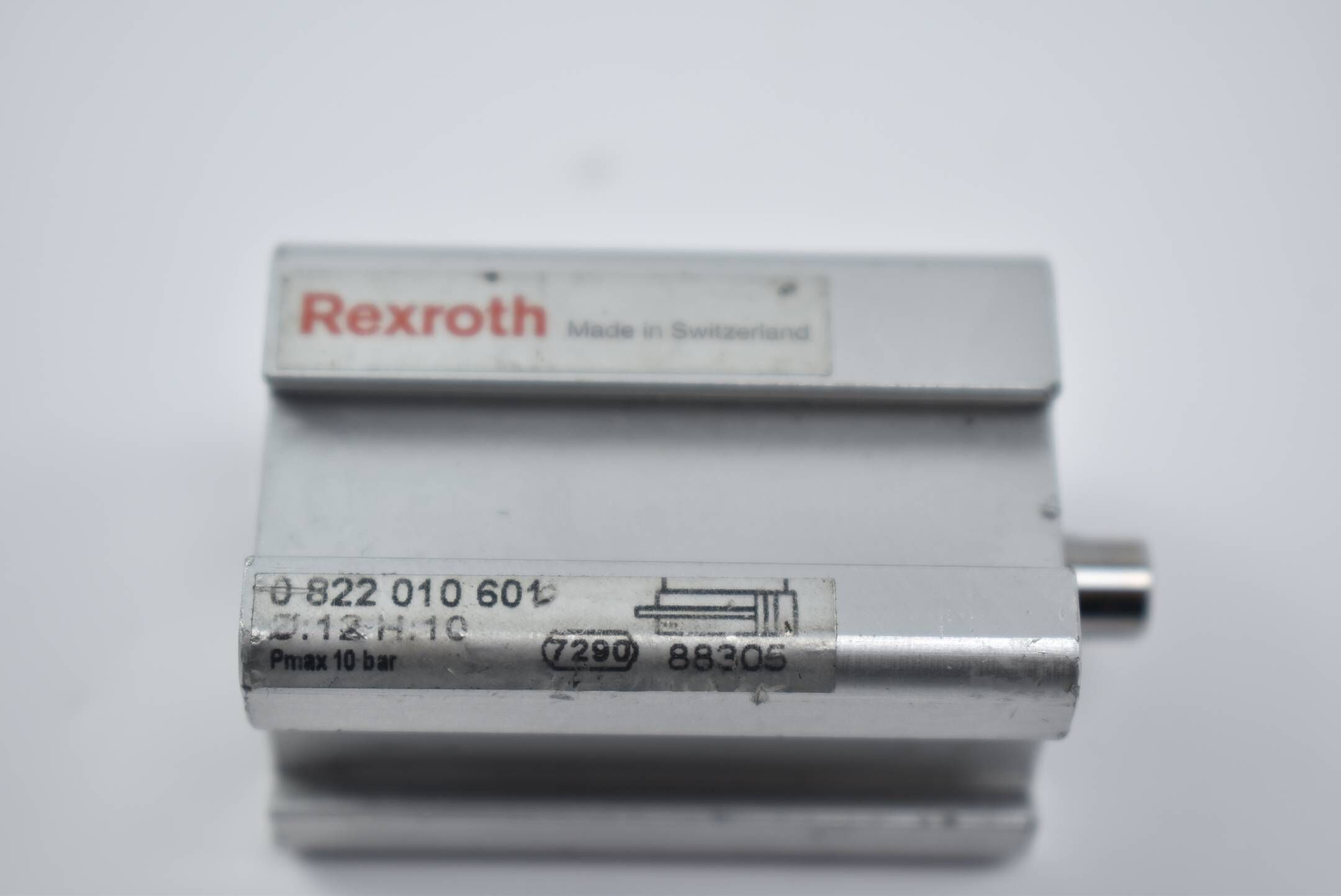 Rexroth Kurzhubzylinder 0 822 010 601 ( 0822010601 ) 10 bar