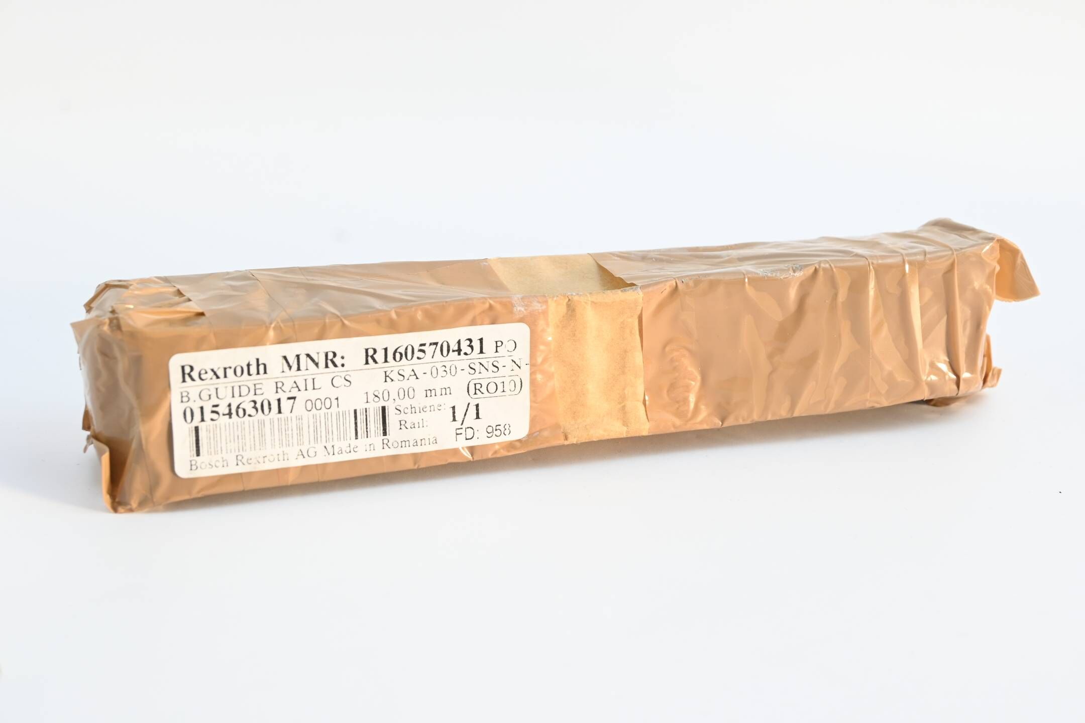 Rexroth Kugelschiene Kohlenstoffstahl KSA-030-SNS-N-MA-AK ( R160570431 ) 180,0mm