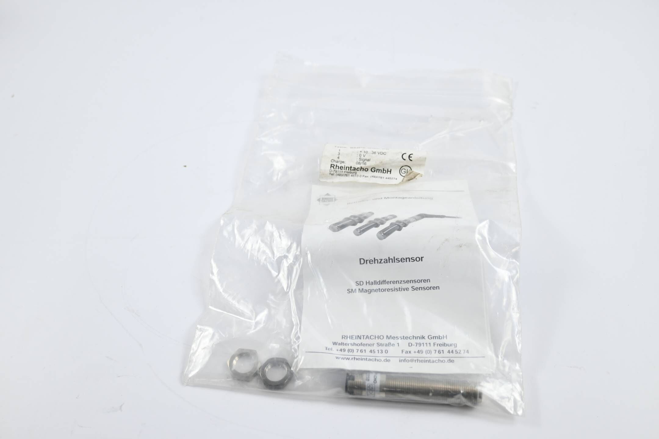 Rheintacho Drehzahlsensor SMP5.GI00.SB ( + 10...36 VDC )