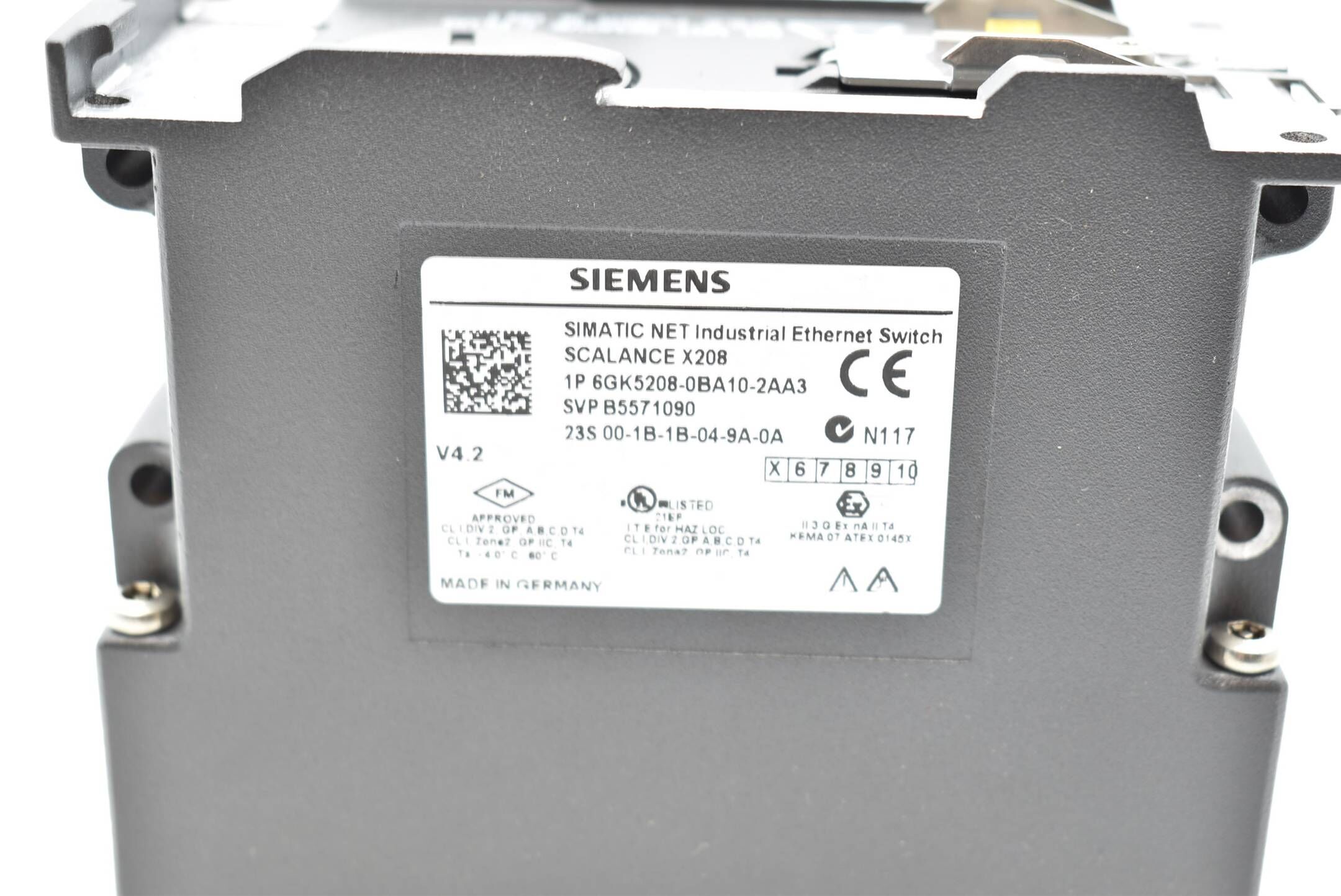 Siemens simatic NET SCALANCE x208 6GK5208-0BA10-2AA3 ( 6GK5 208-0BA10-2AA3 ) 